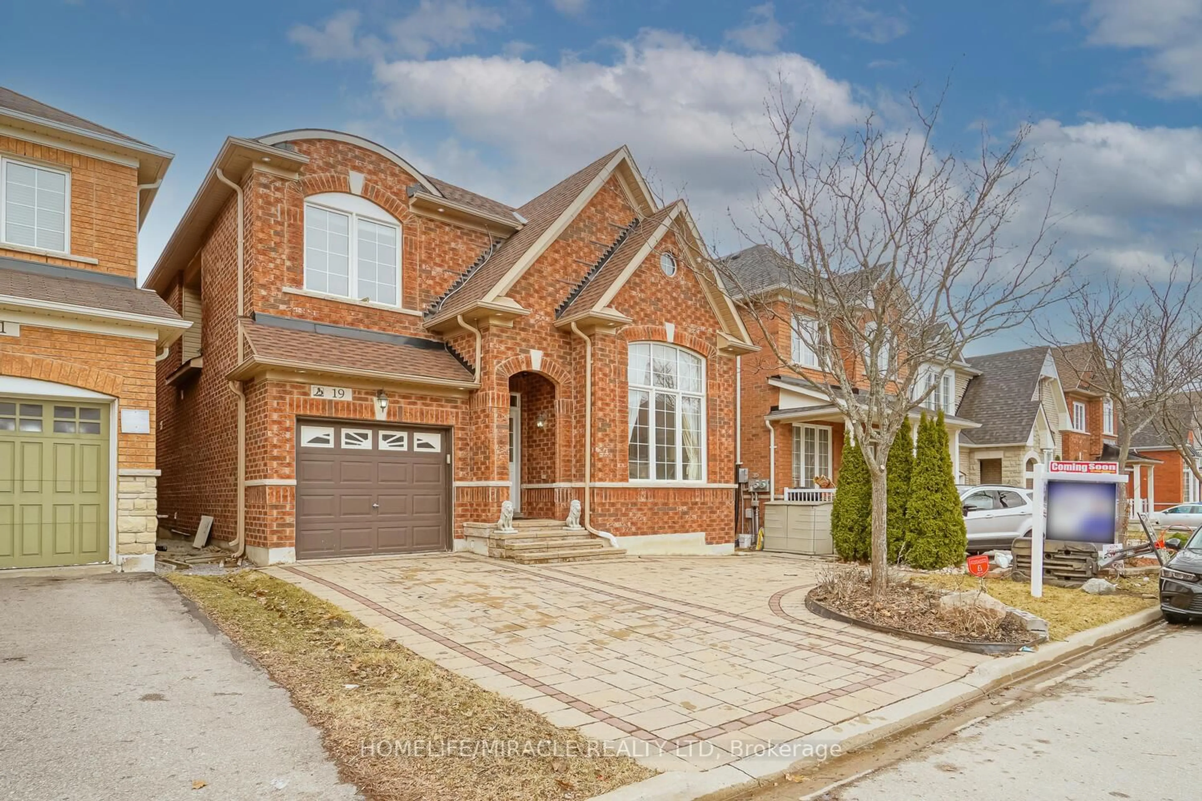 Home with brick exterior material, street for 19 Collingham Pl, Markham Ontario L6B 0G4