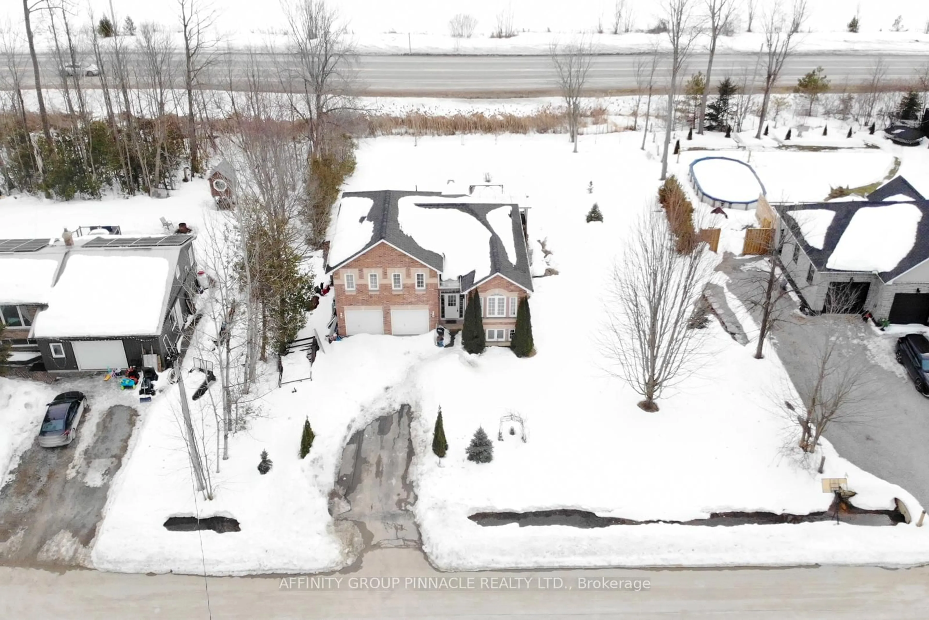 A pic from outside/outdoor area/front of a property/back of a property/a pic from drone, street for 36 Ball Ave, Brock Ontario L0K 1A0