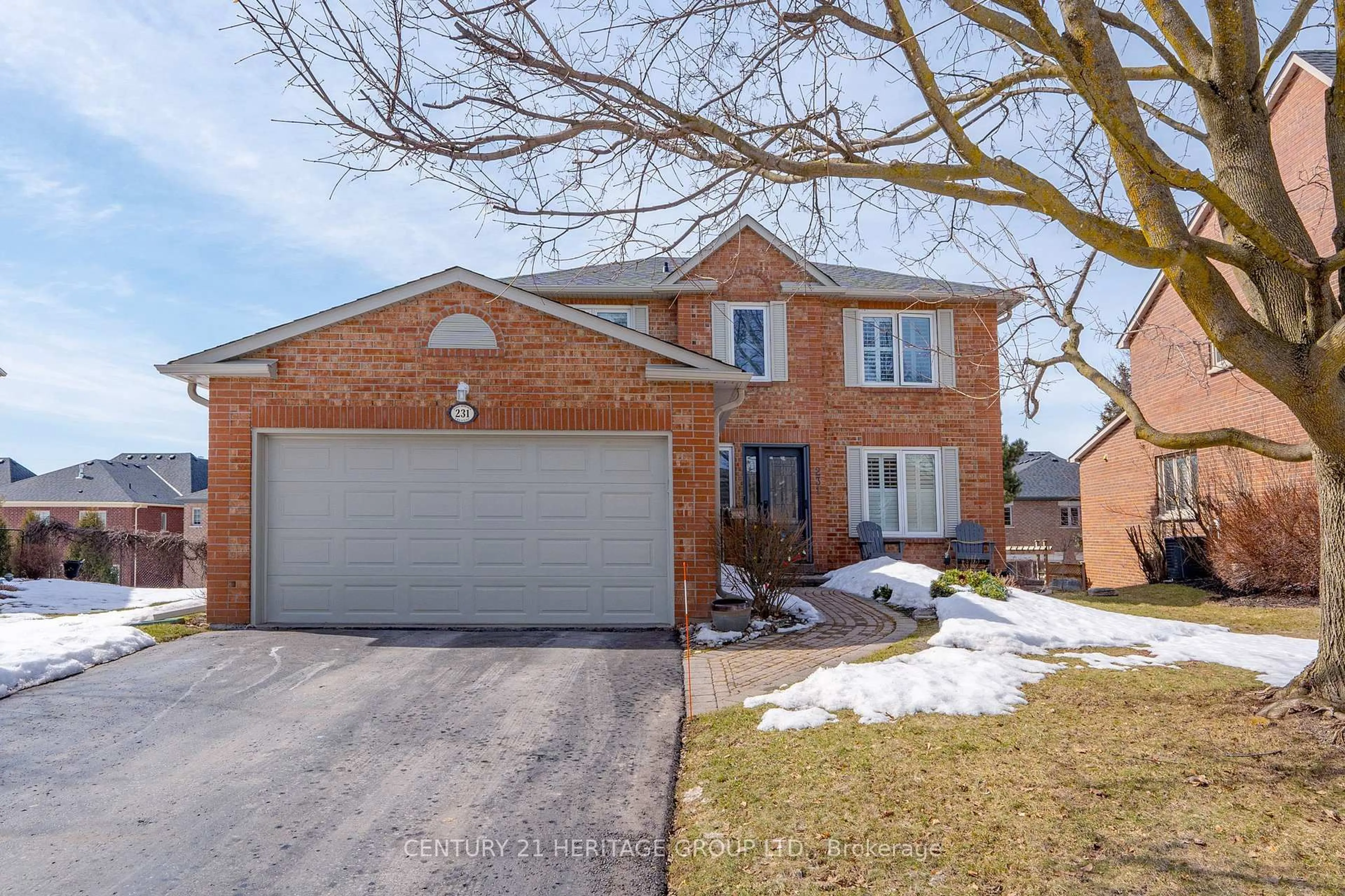 Home with brick exterior material, street for 231 John Bowser Cres, Newmarket Ontario L3Y 7N7