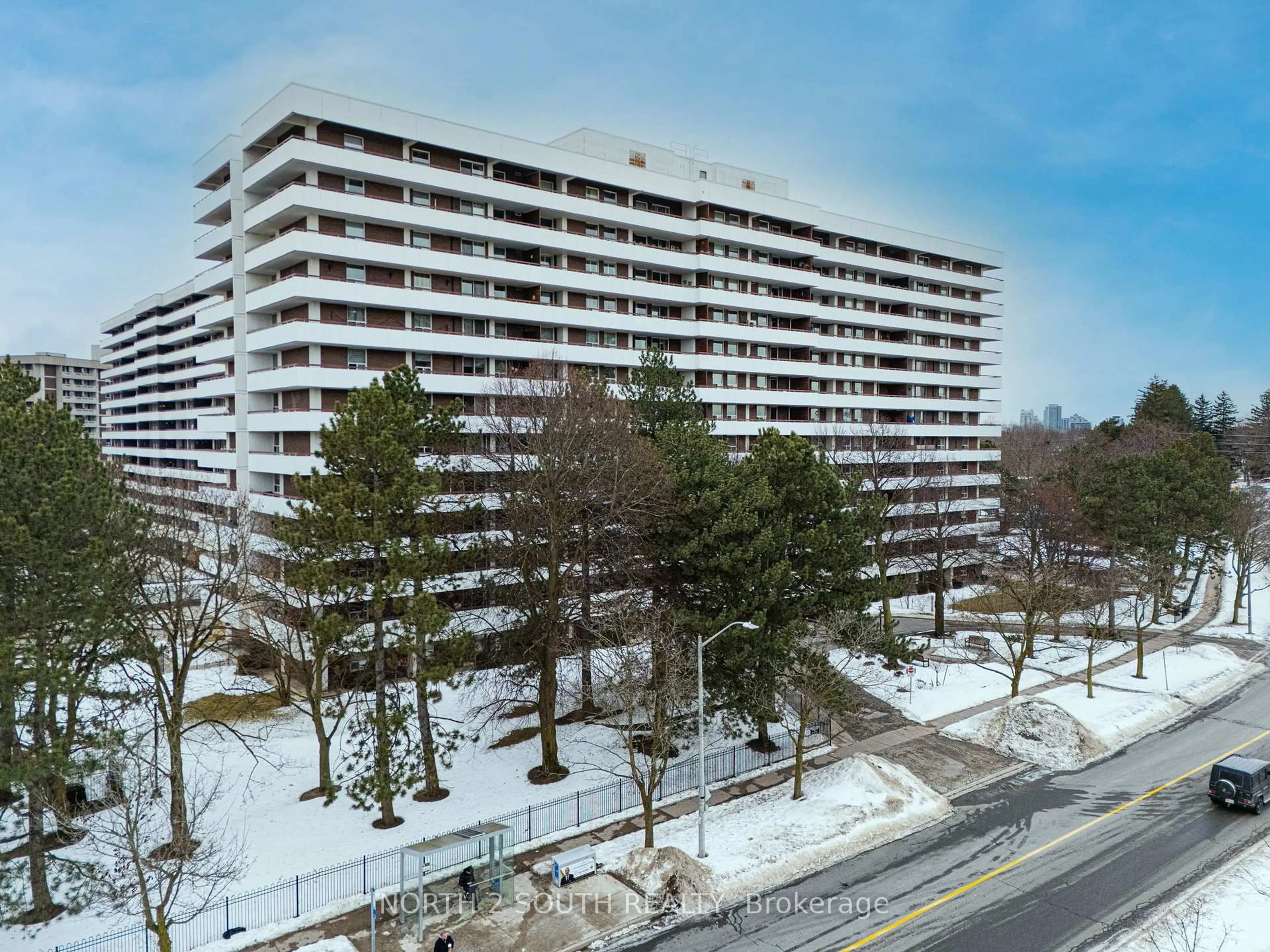 A pic from outside/outdoor area/front of a property/back of a property/a pic from drone, unknown for 1 Royal Orchard Blvd #703, Markham Ontario L3T 3C2