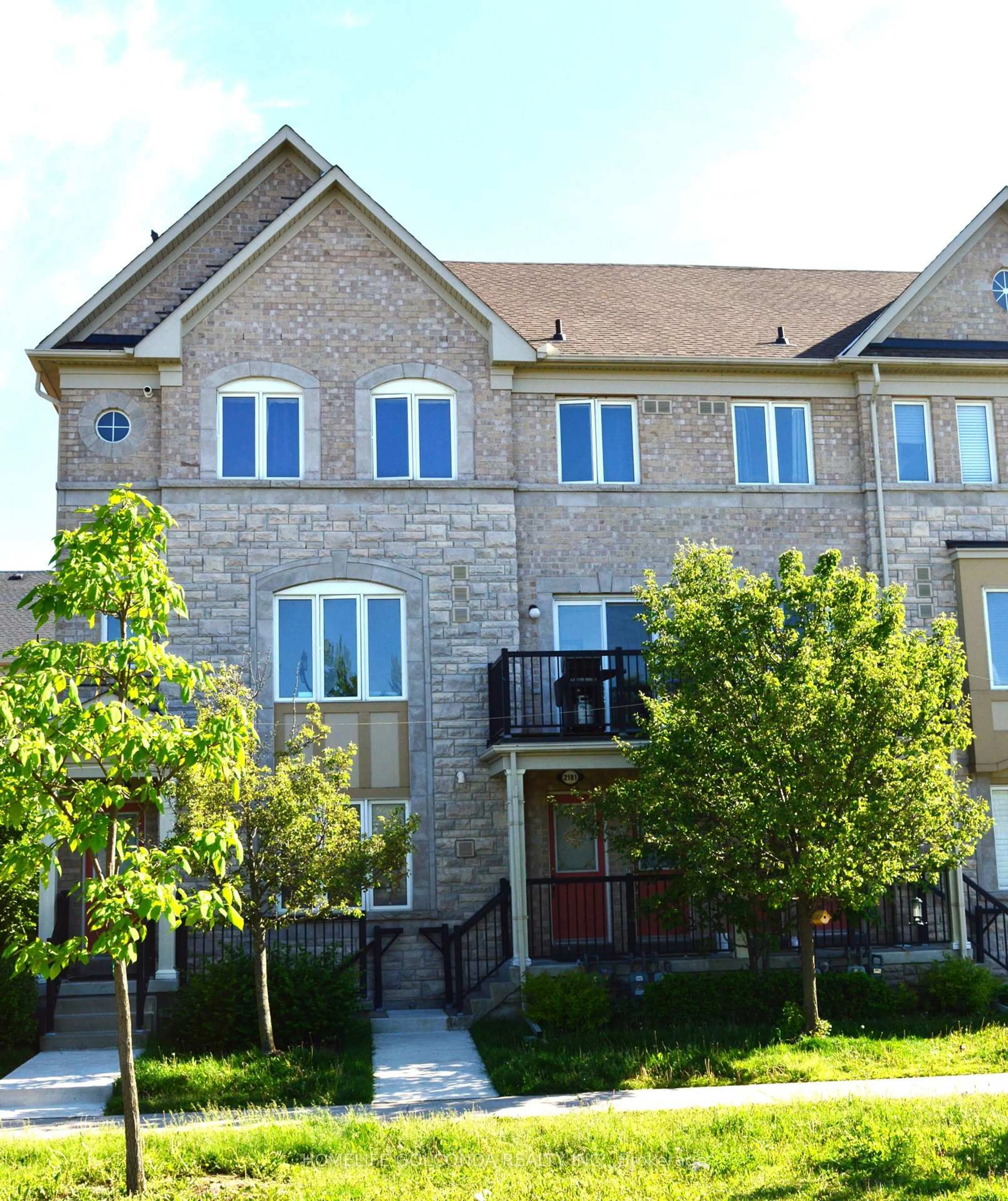 Home with brick exterior material, street for 2179 Bur Oak Ave #55, Markham Ontario L6E 0C4
