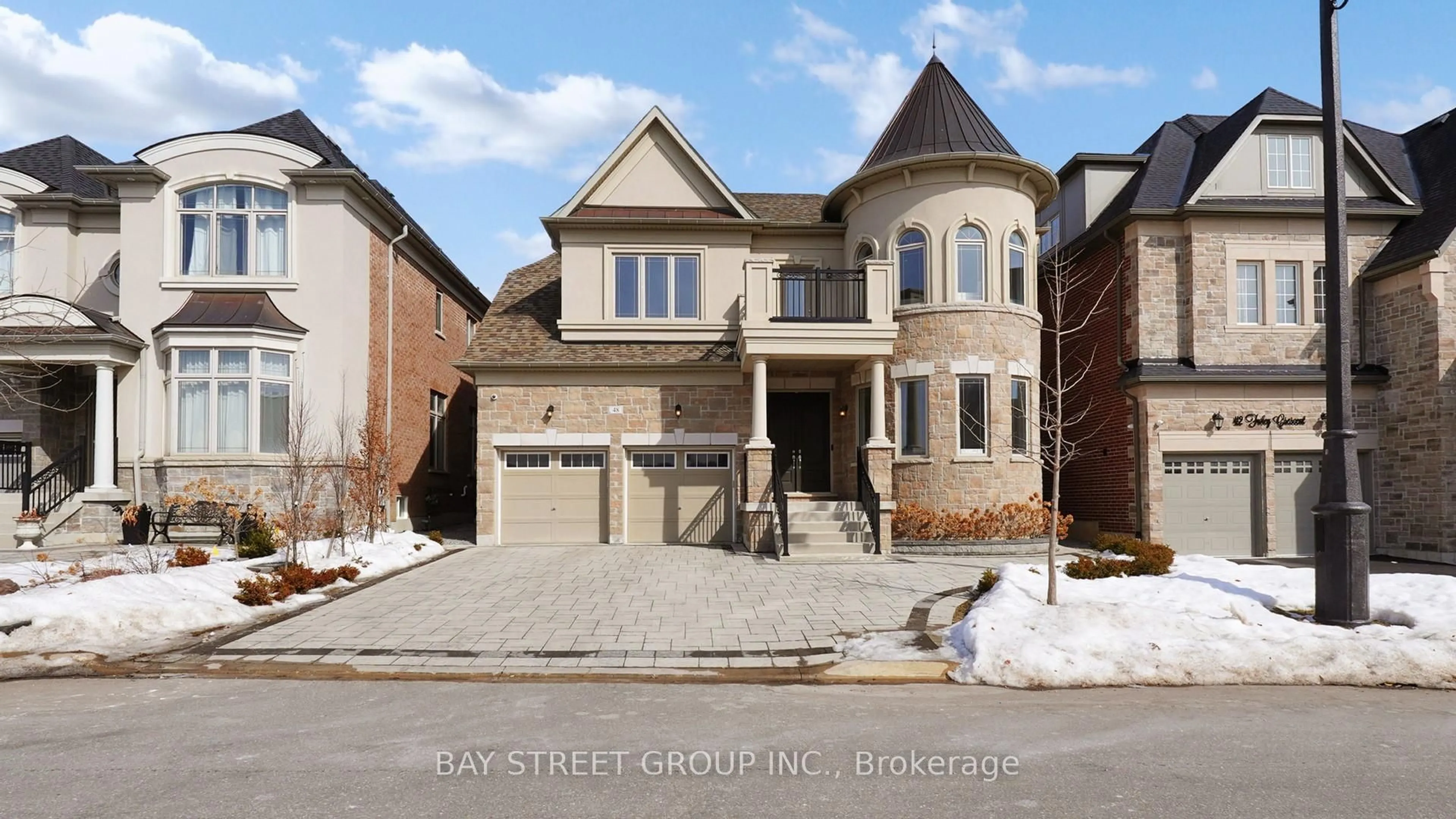 Home with brick exterior material, street for 48 Foley Cres, Vaughan Ontario L6A 4Y8