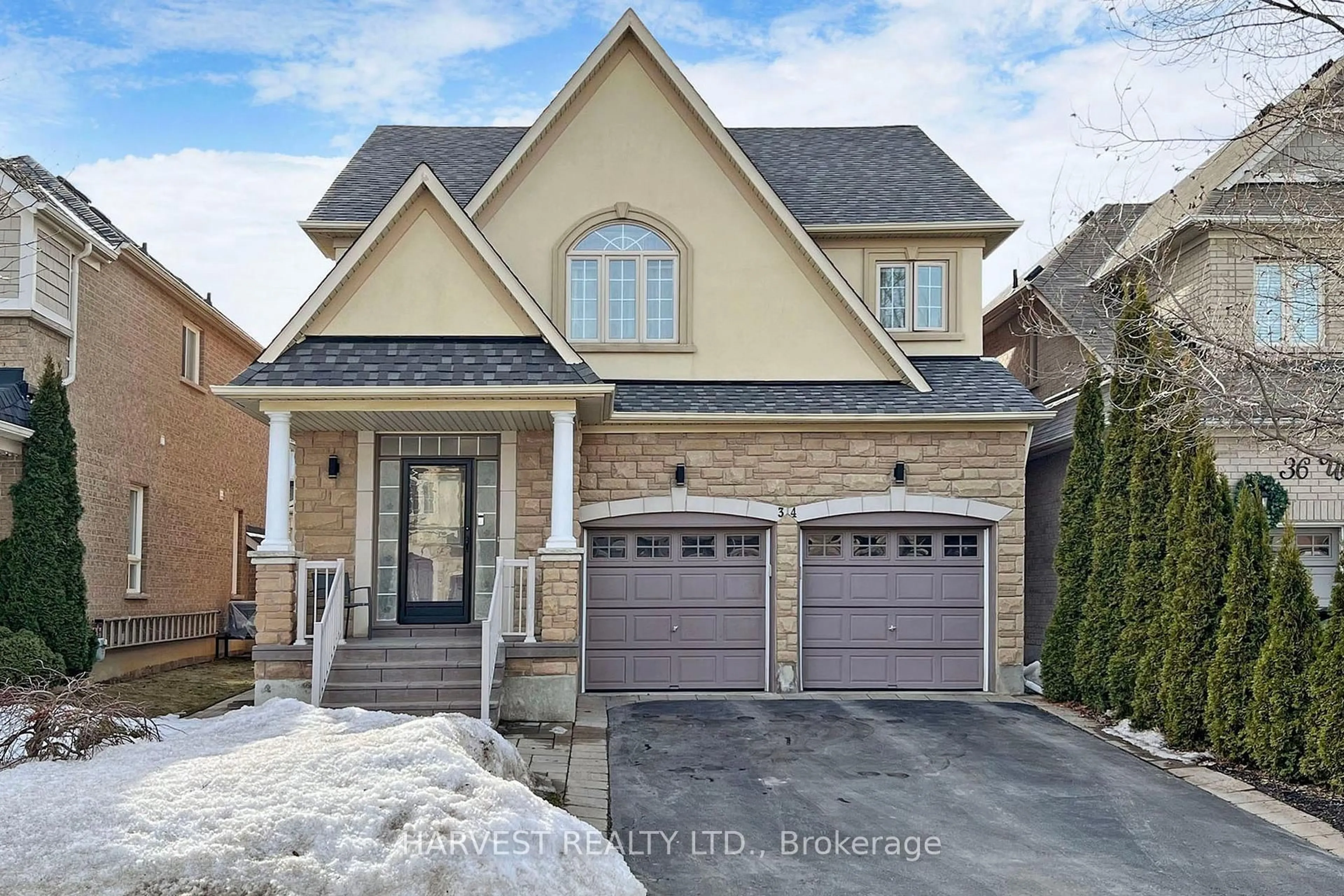 Home with brick exterior material, street for 34 Ulson Dr, Richmond Hill Ontario L4E 4V6