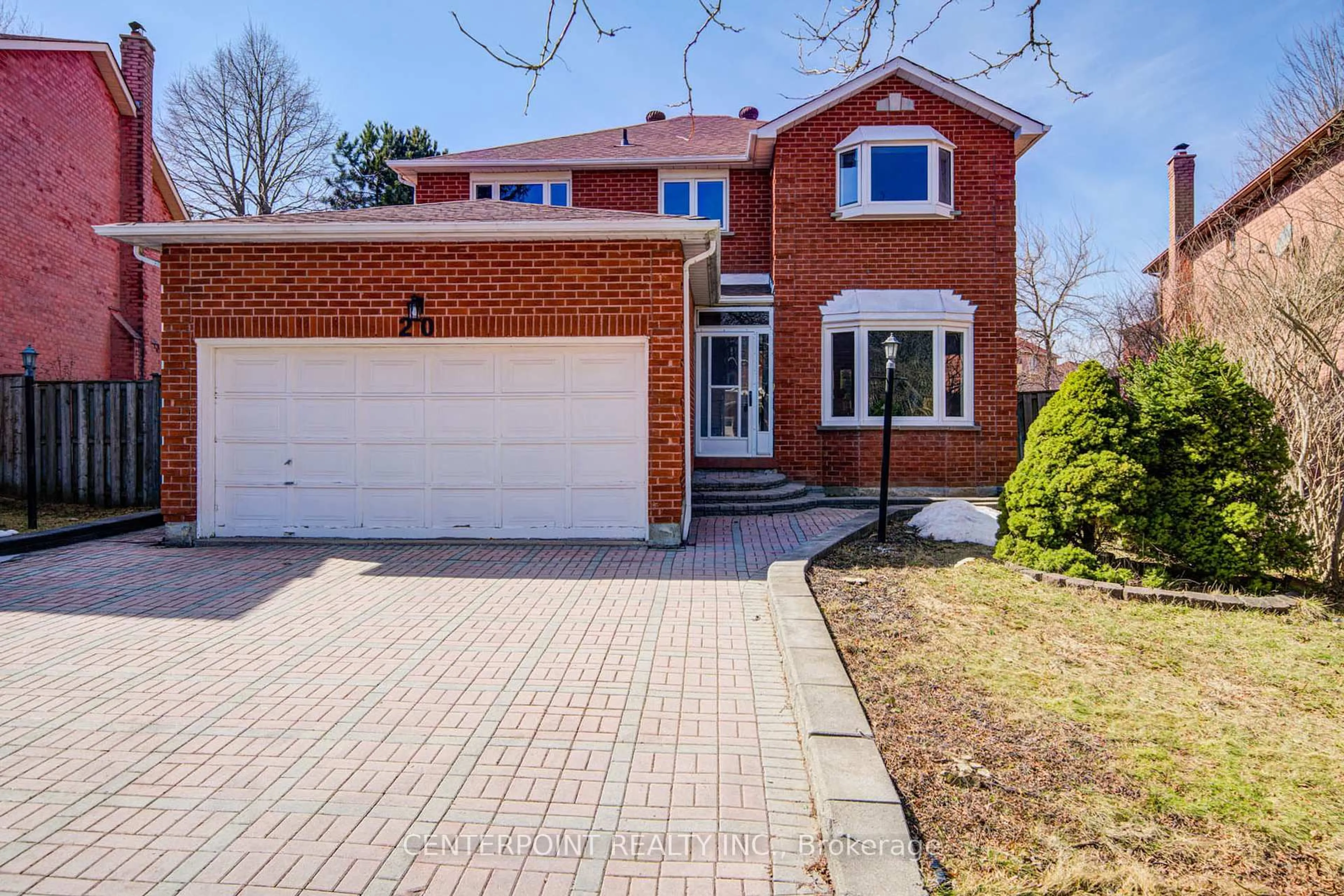 Home with brick exterior material, street for 20 Norman Ross Dr, Markham Ontario L3S 3E8