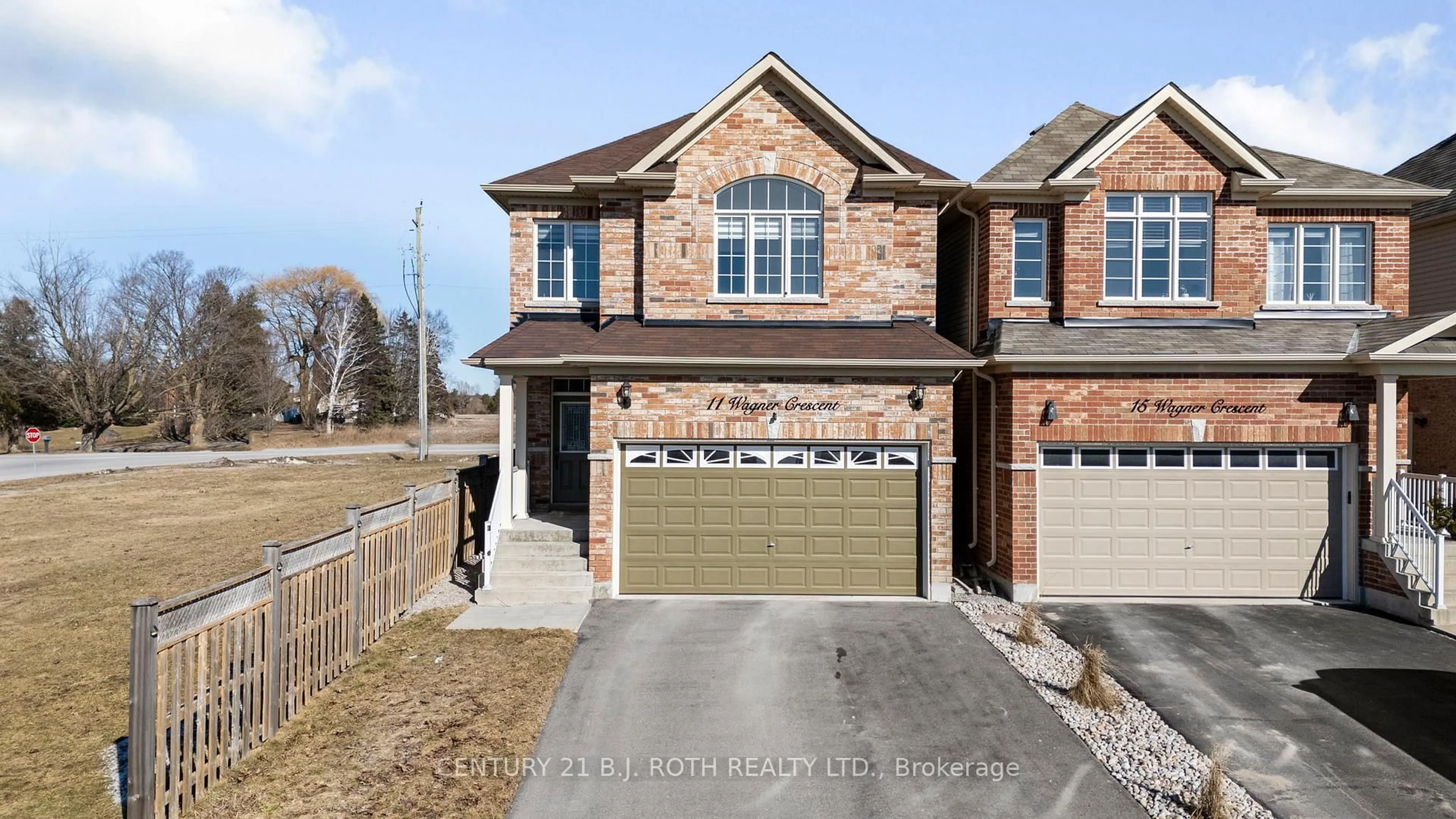 Home with brick exterior material, street for 11 WAGNER Cres, Essa Ontario L0M 1B6