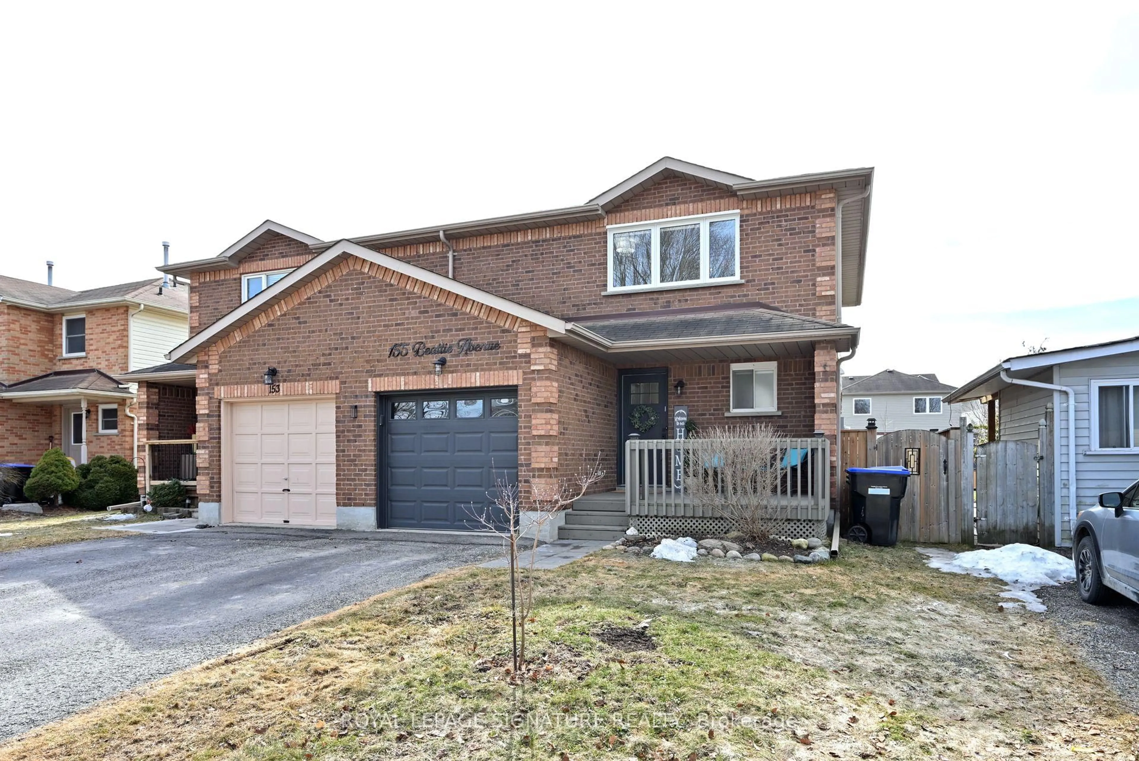 Home with brick exterior material, street for 155 Beattie Ave, New Tecumseth Ontario L9R 1C3