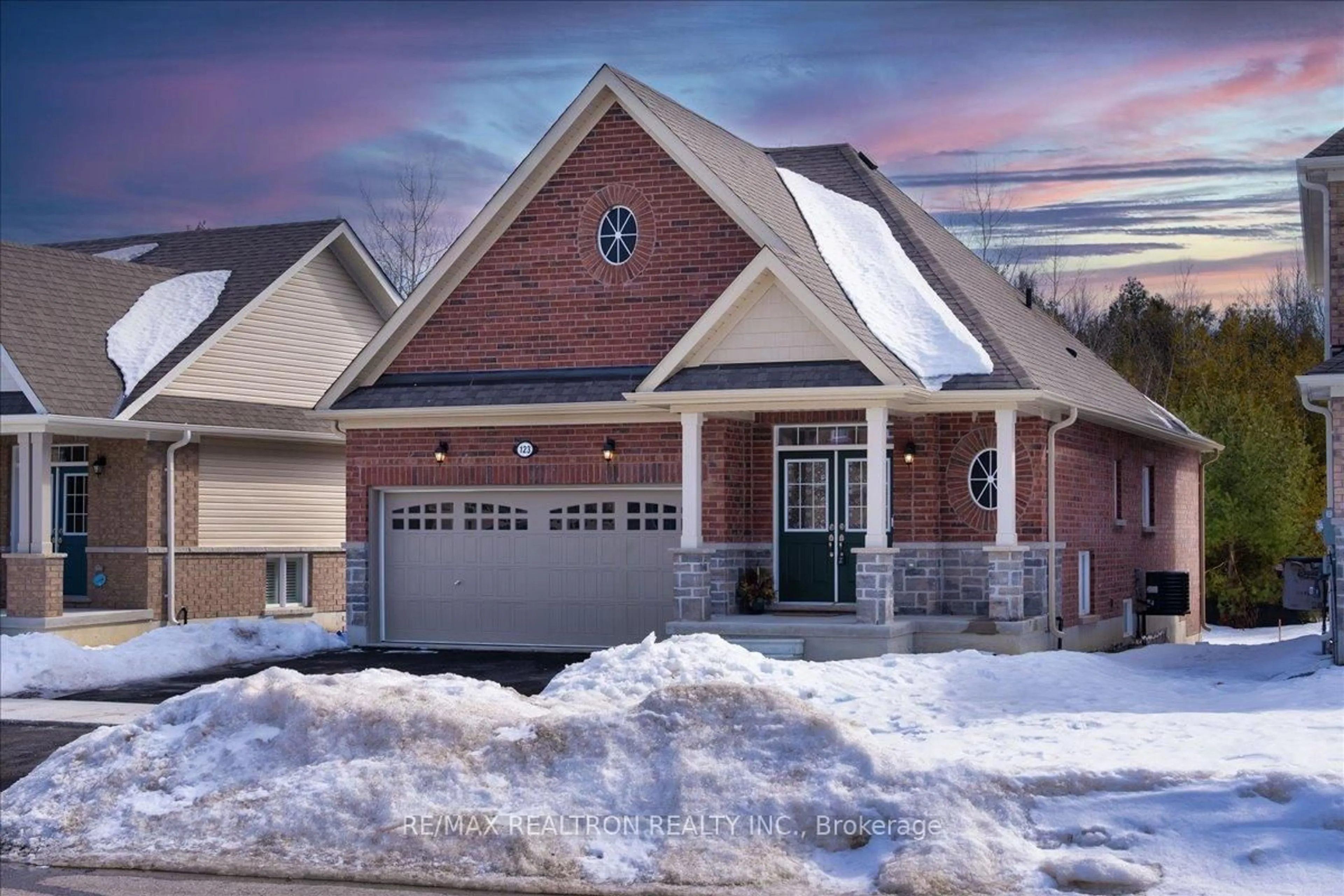 Home with brick exterior material, street for 123 Hawkins St, Georgina Ontario L0E 1R0
