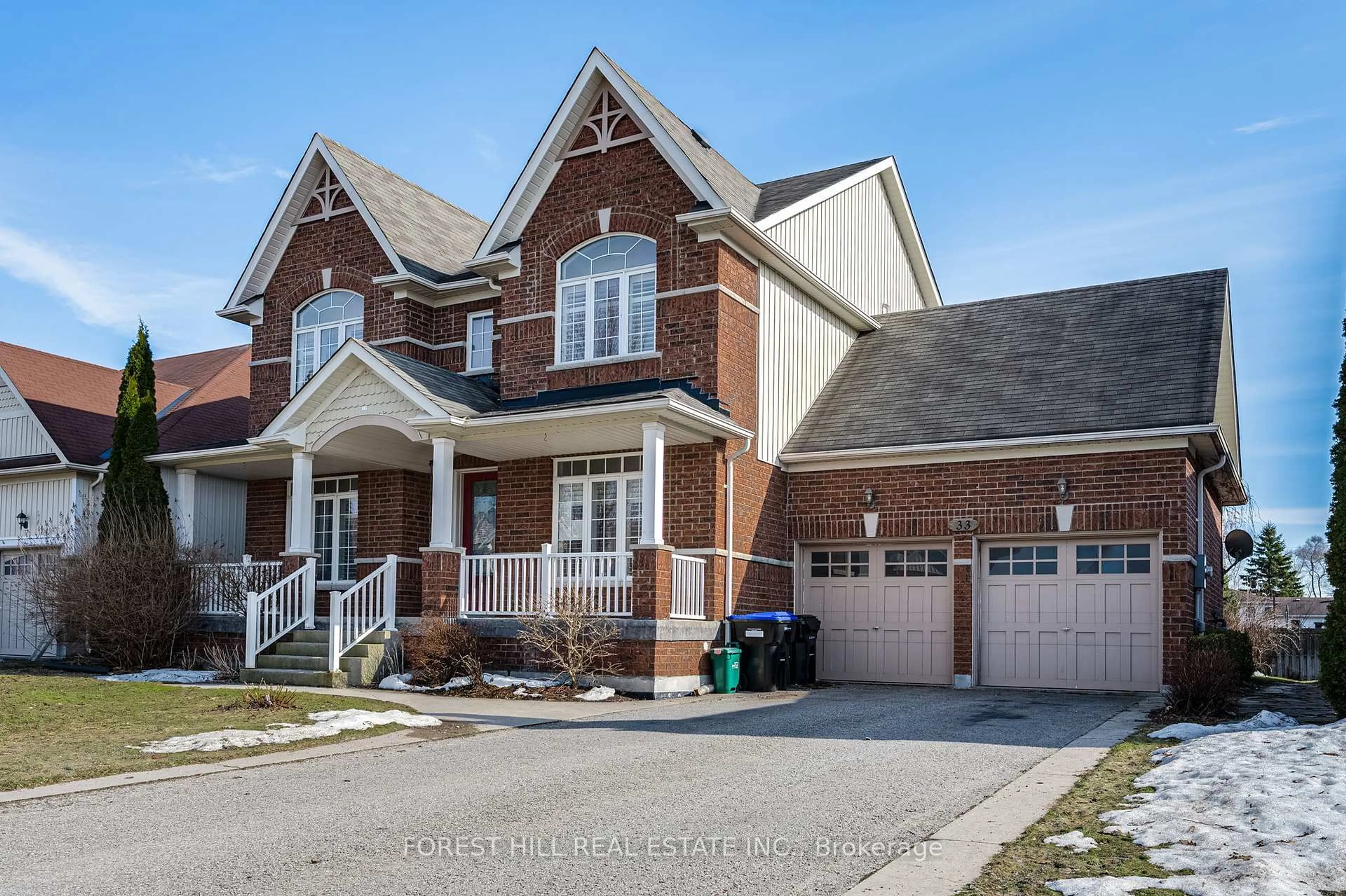 Home with brick exterior material, street for 33 Collier Cres, Essa Ontario L0M 1B5