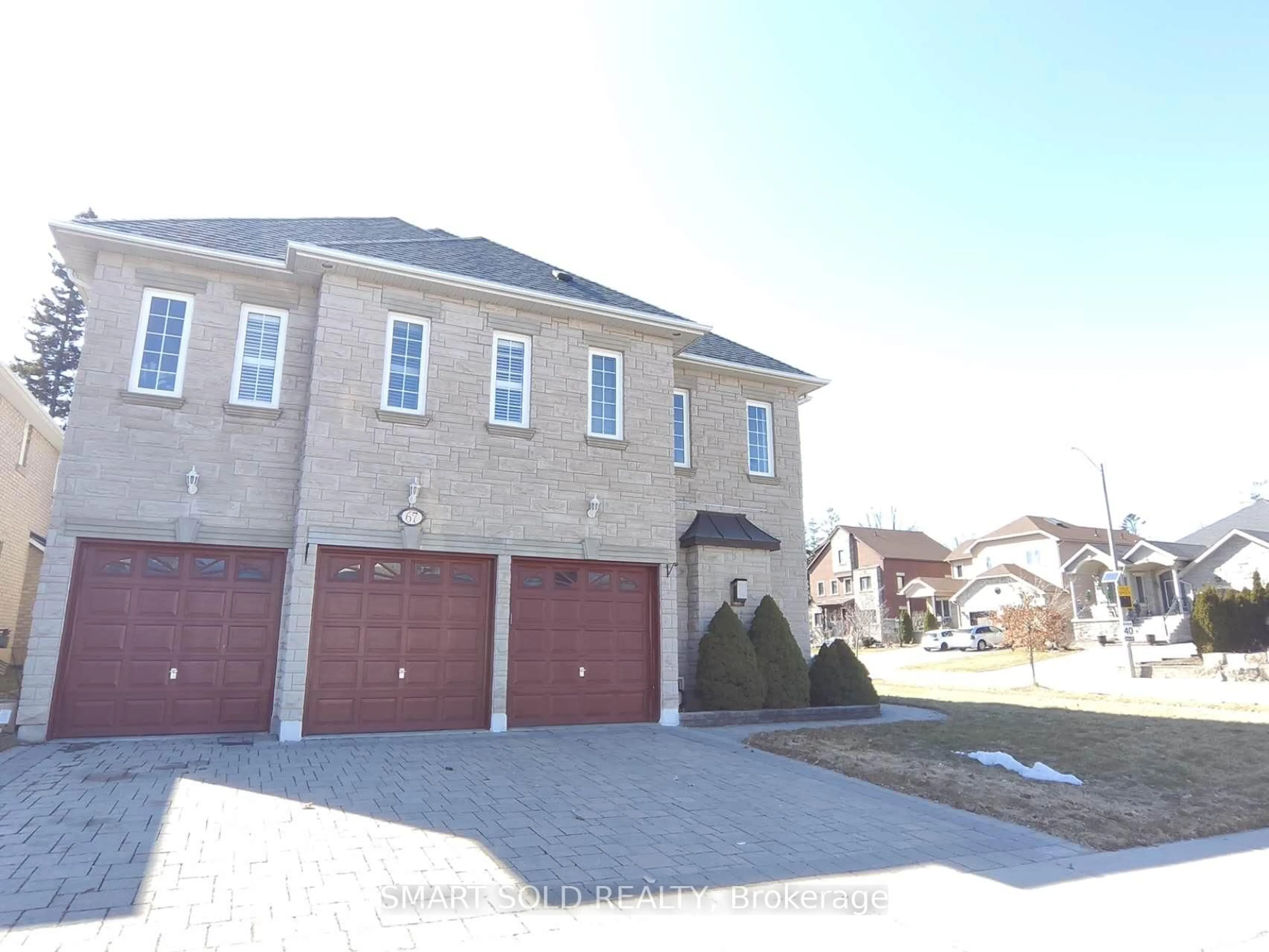 Home with brick exterior material, street for 67 Chantilly Cres, Richmond Hill Ontario L4C 0K1