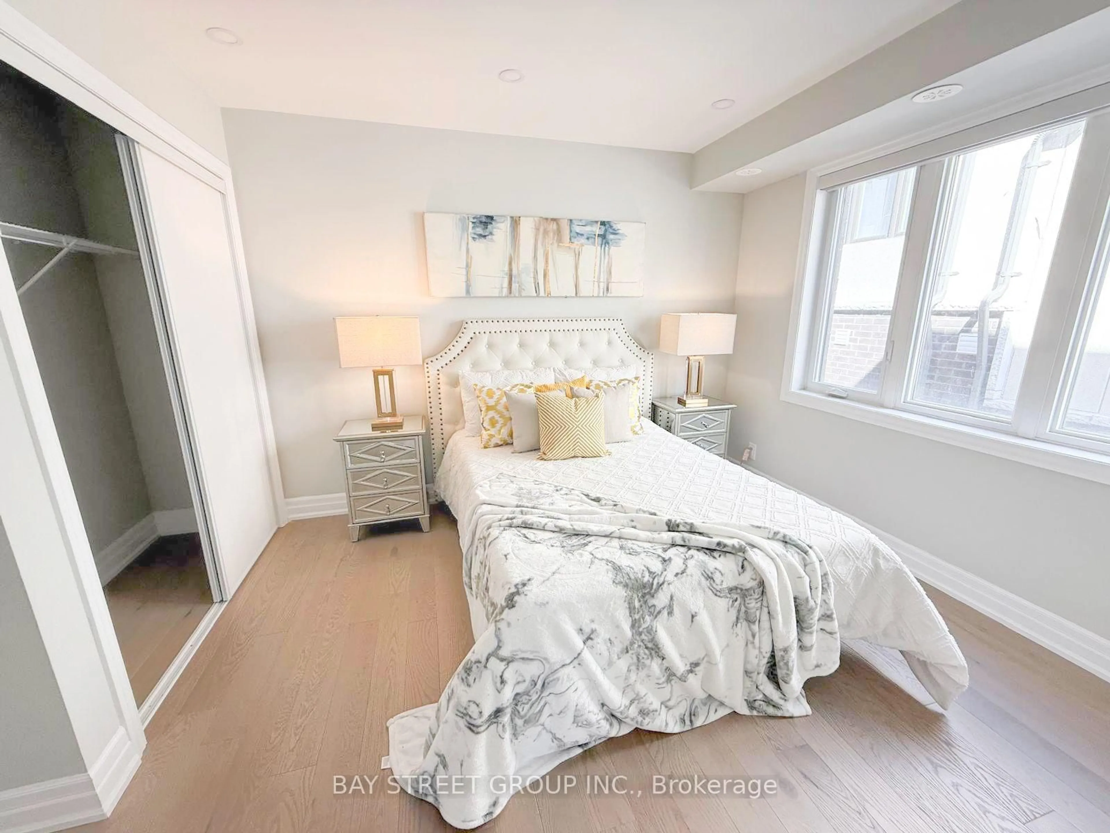 Bedroom with bed, unknown for 22 Herman Gilroy Lane, Markham Ontario L6C 3L7