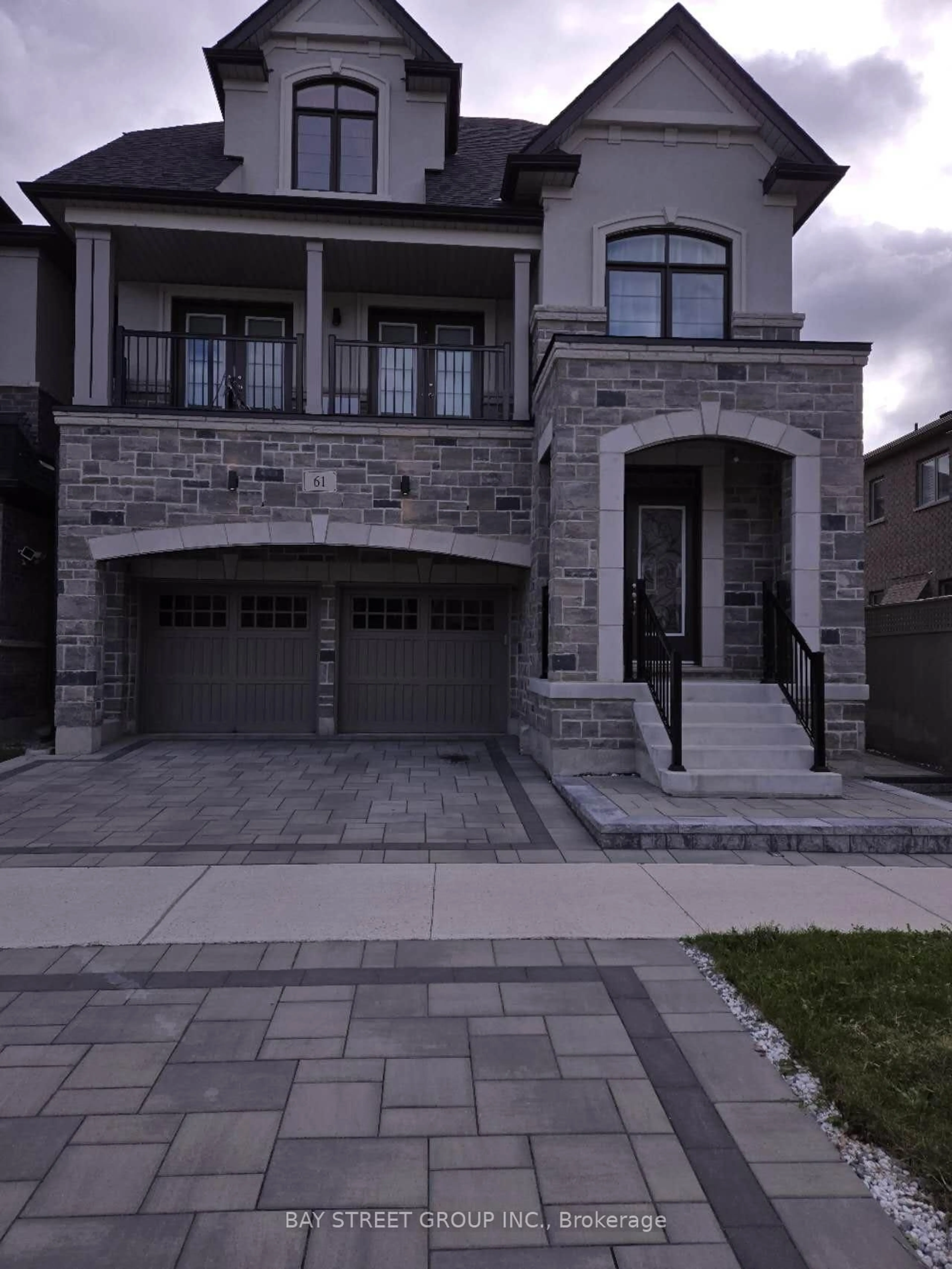 Home with brick exterior material, street for 61 Greenspire Ave, Markham Ontario L6E 2H8