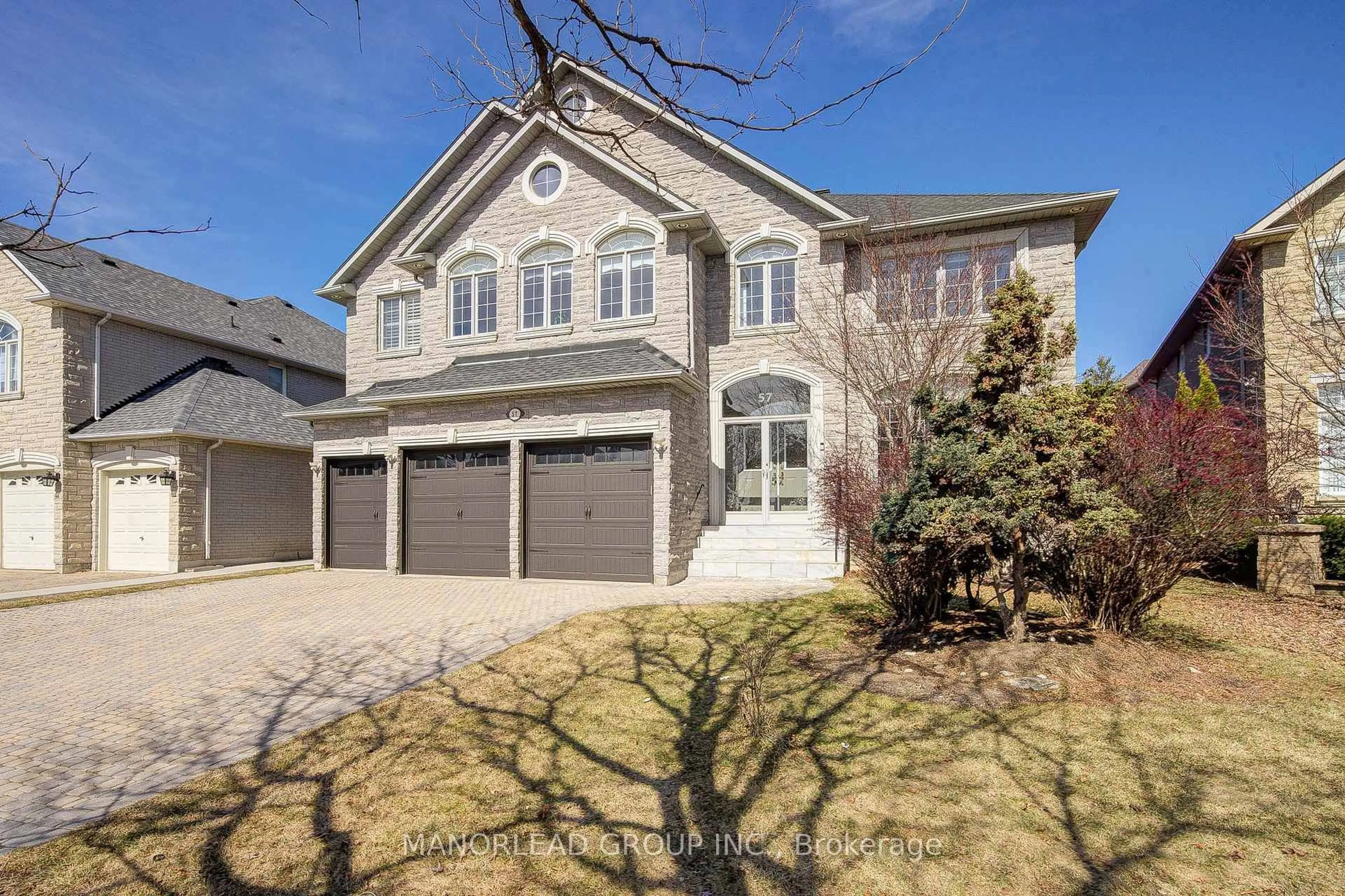 Home with brick exterior material, street for 57 Frybrook Cres, Richmond Hill Ontario L4B 4B9