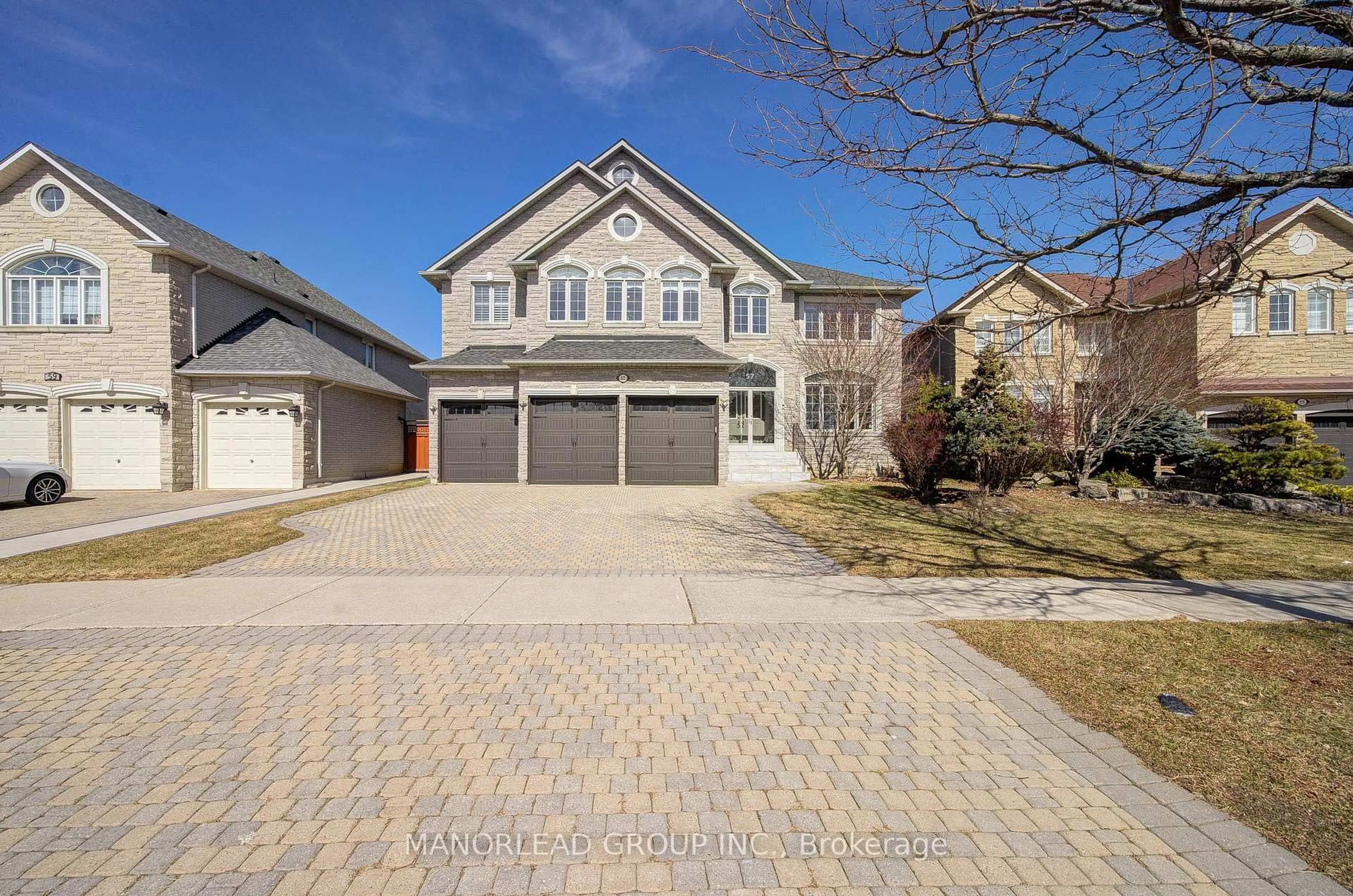 Home with brick exterior material, street for 57 Frybrook Cres, Richmond Hill Ontario L4B 4B9