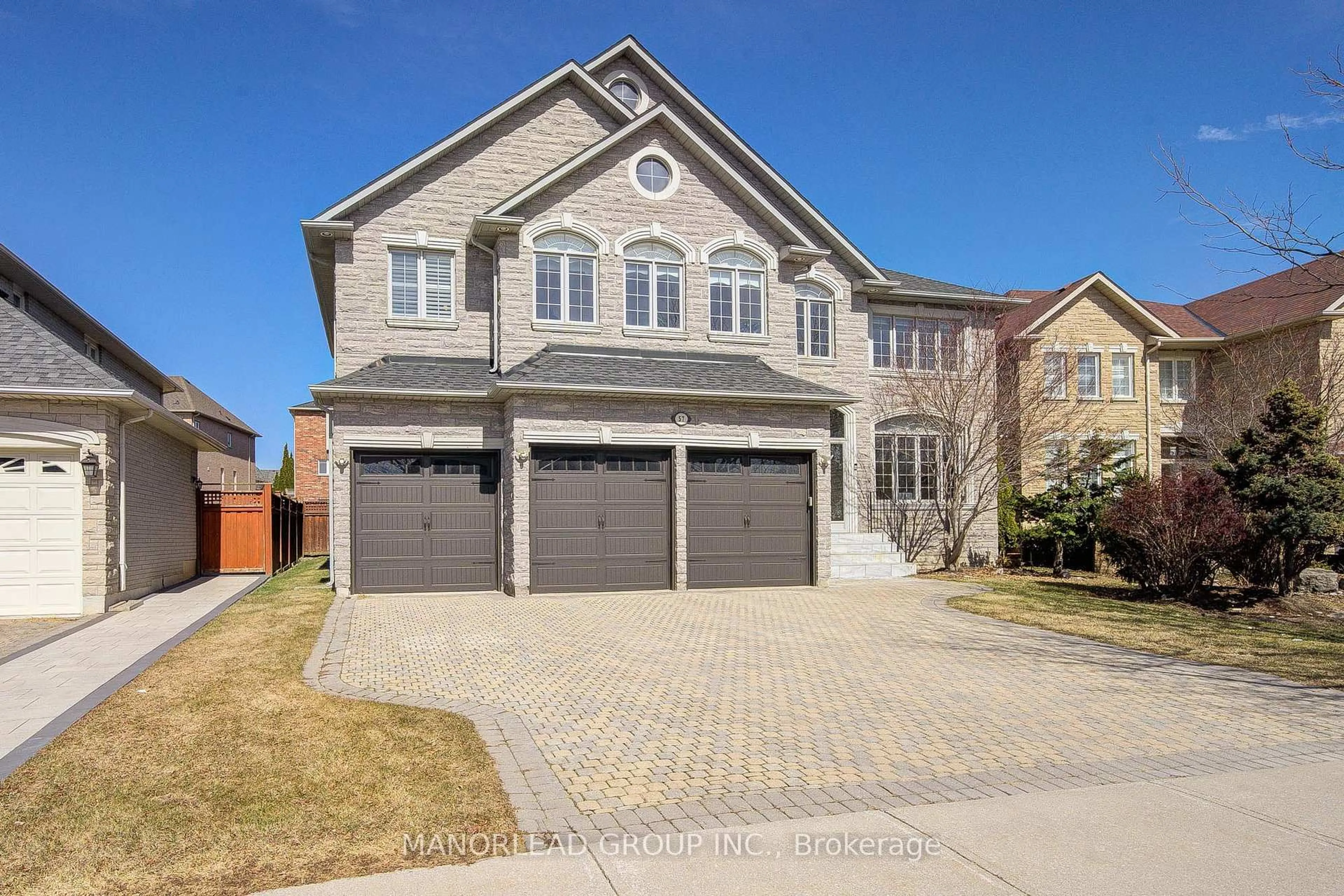 Home with brick exterior material, street for 57 Frybrook Cres, Richmond Hill Ontario L4B 4B9