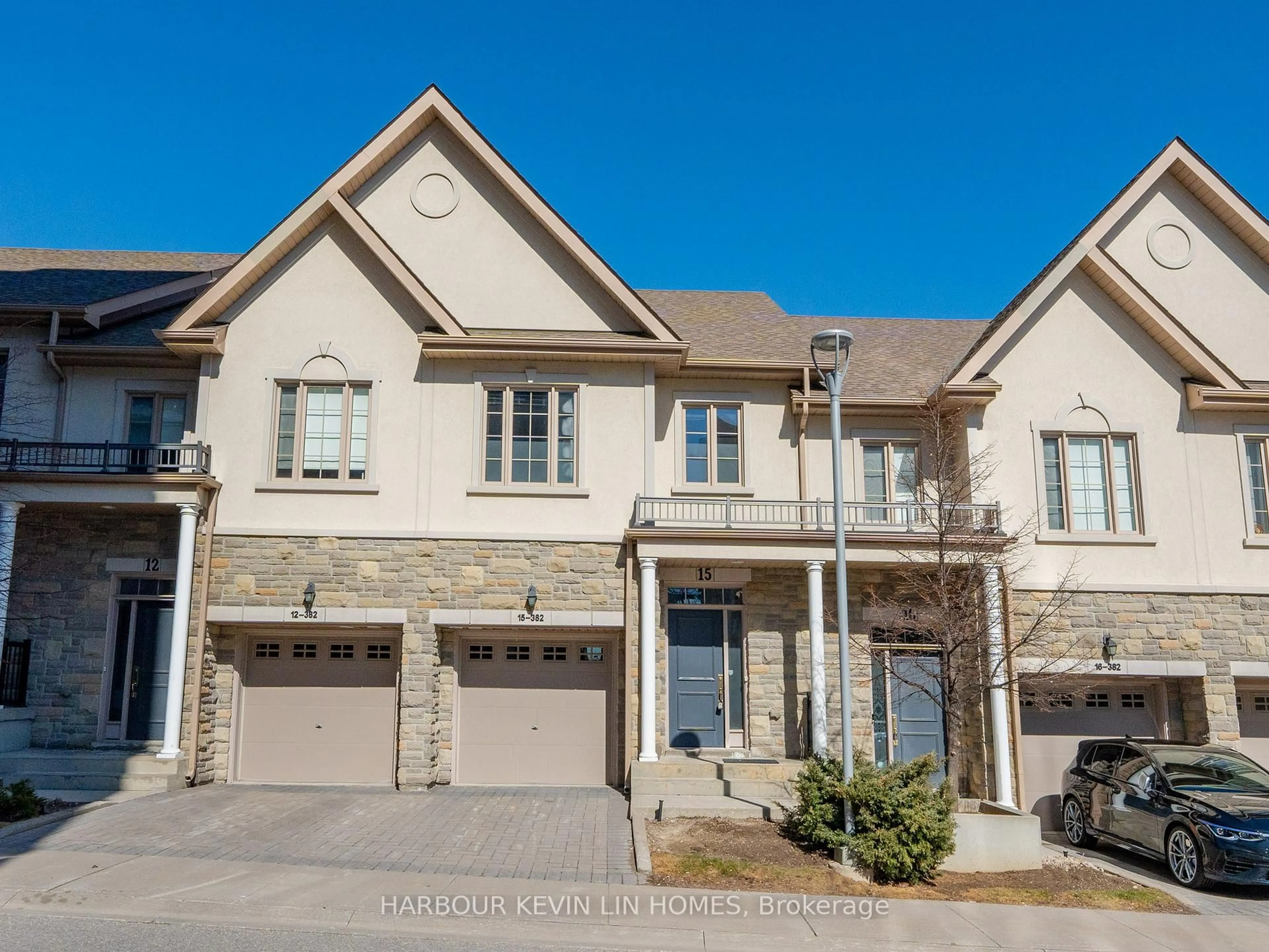 Home with brick exterior material, street for 382 Highway 7 N/A #TH15, Richmond Hill Ontario L4B 0C5