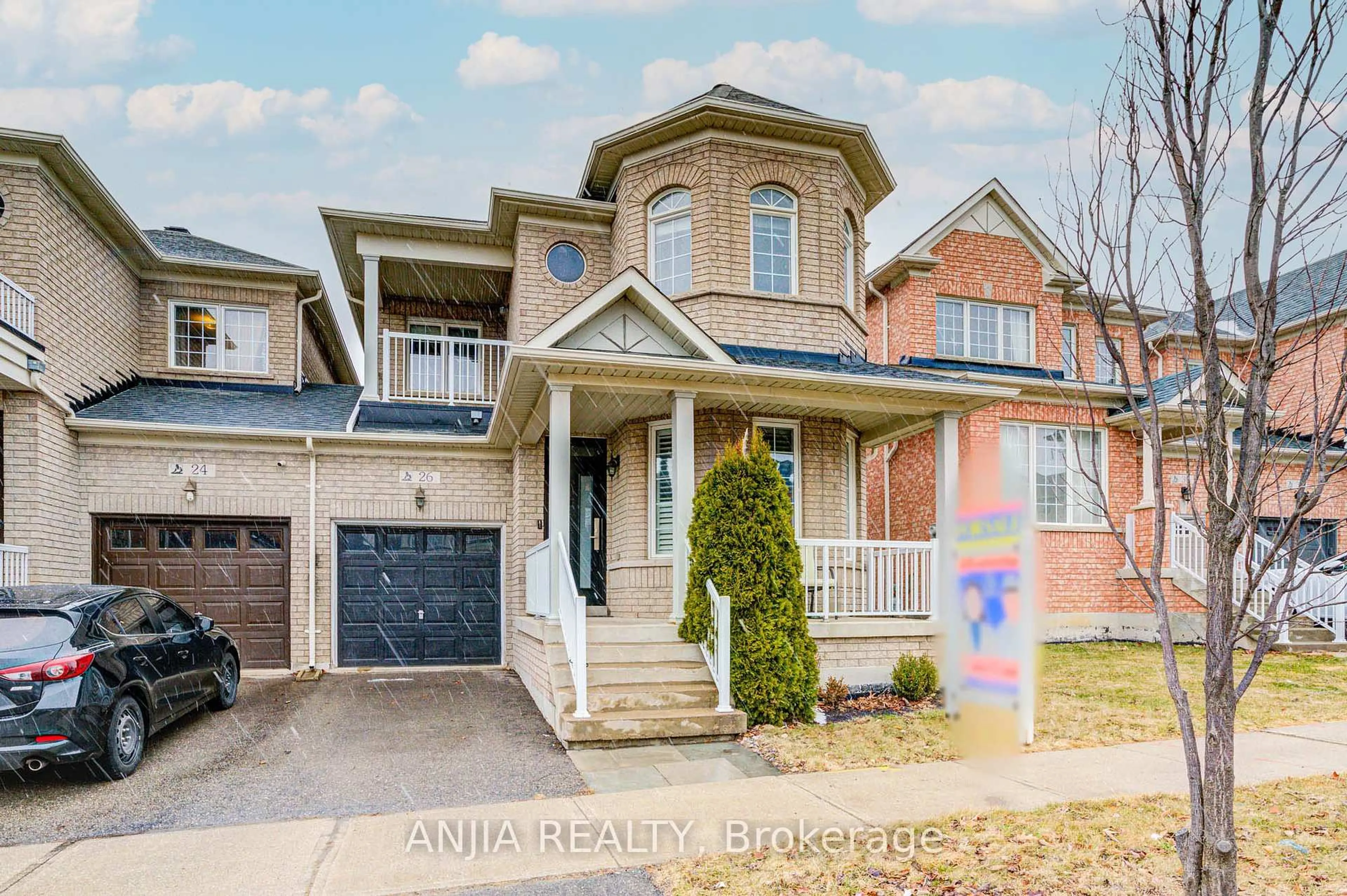 Home with brick exterior material, street for 26 Atlas Peak Dr, Markham Ontario L6C 3H6