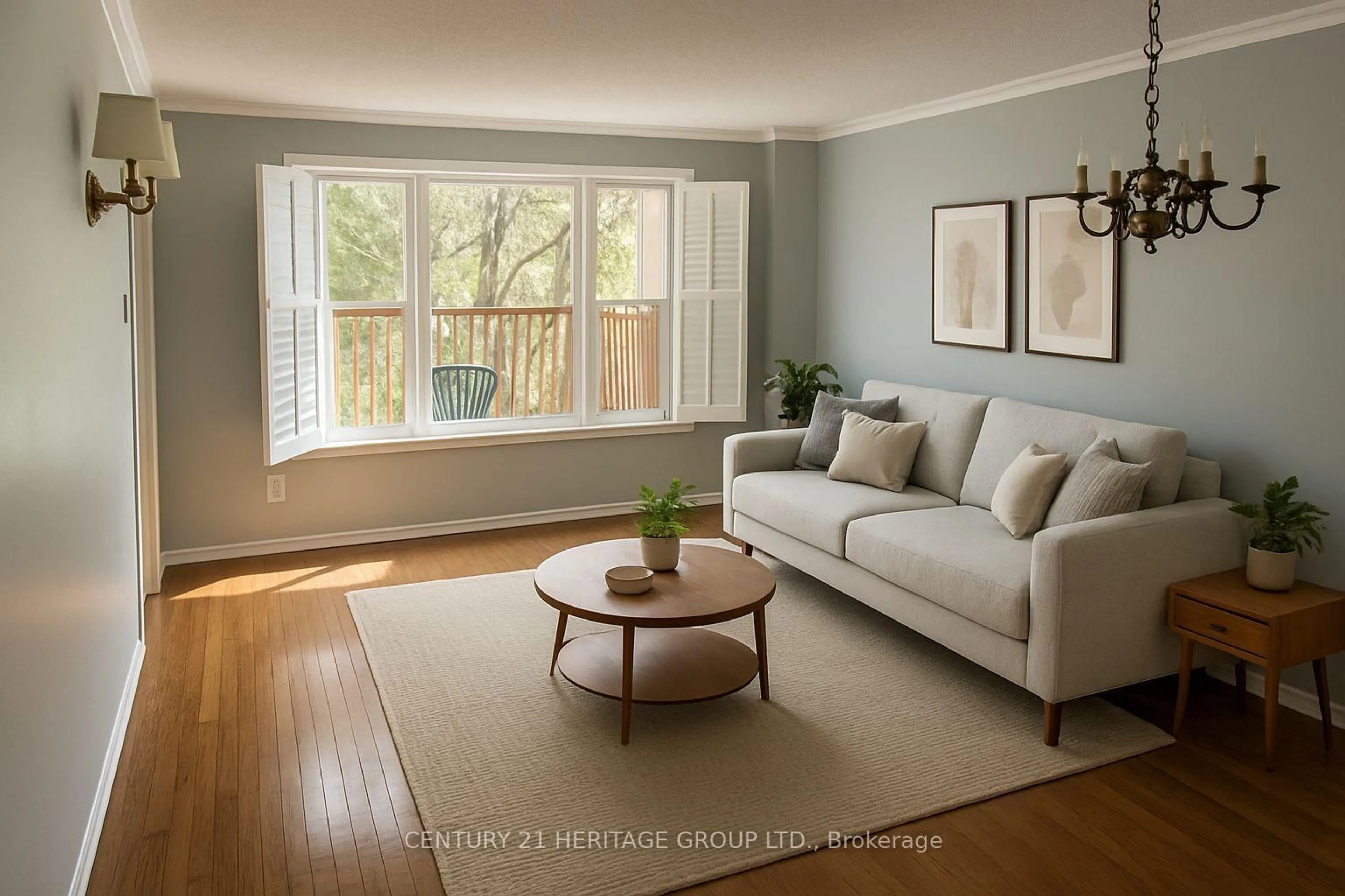 Living room with furniture, wood/laminate floor for 192 Green Briar Rd, New Tecumseth Ontario L9R 0L3