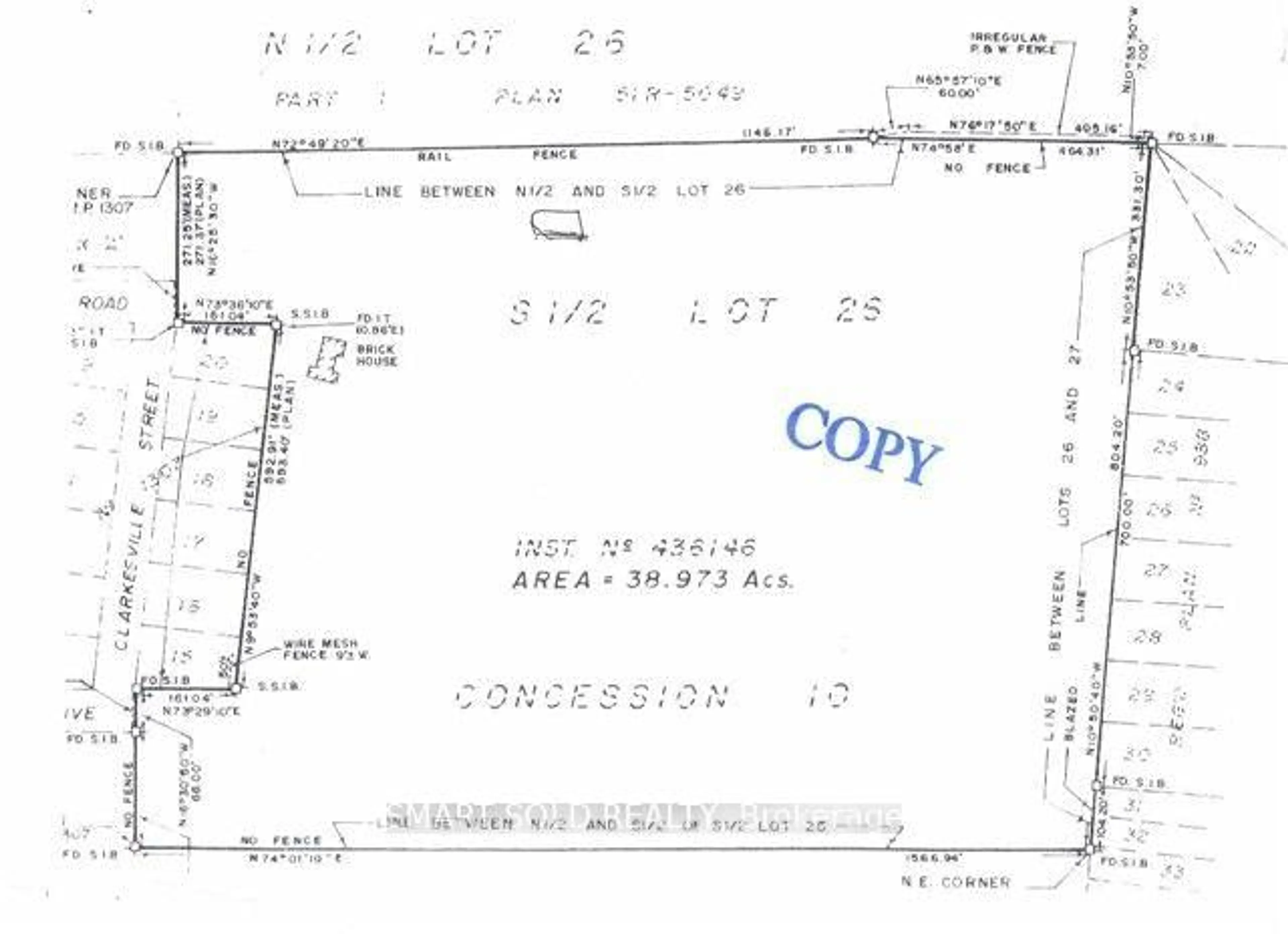 Picture of a map for 2849 Clarkesville St, Innisfil Ontario L9S 2J1