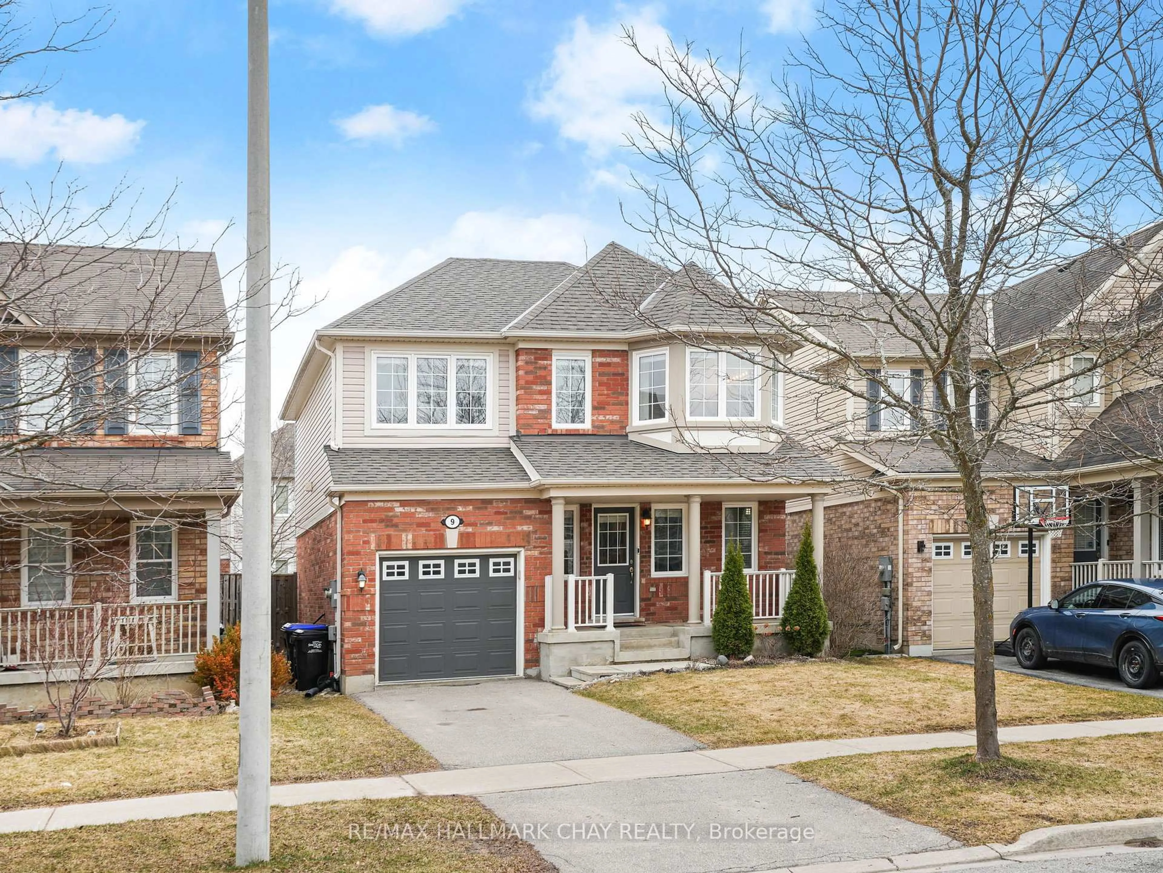 Home with brick exterior material, street for 9 Kidd Cres, New Tecumseth Ontario L9R 0E1