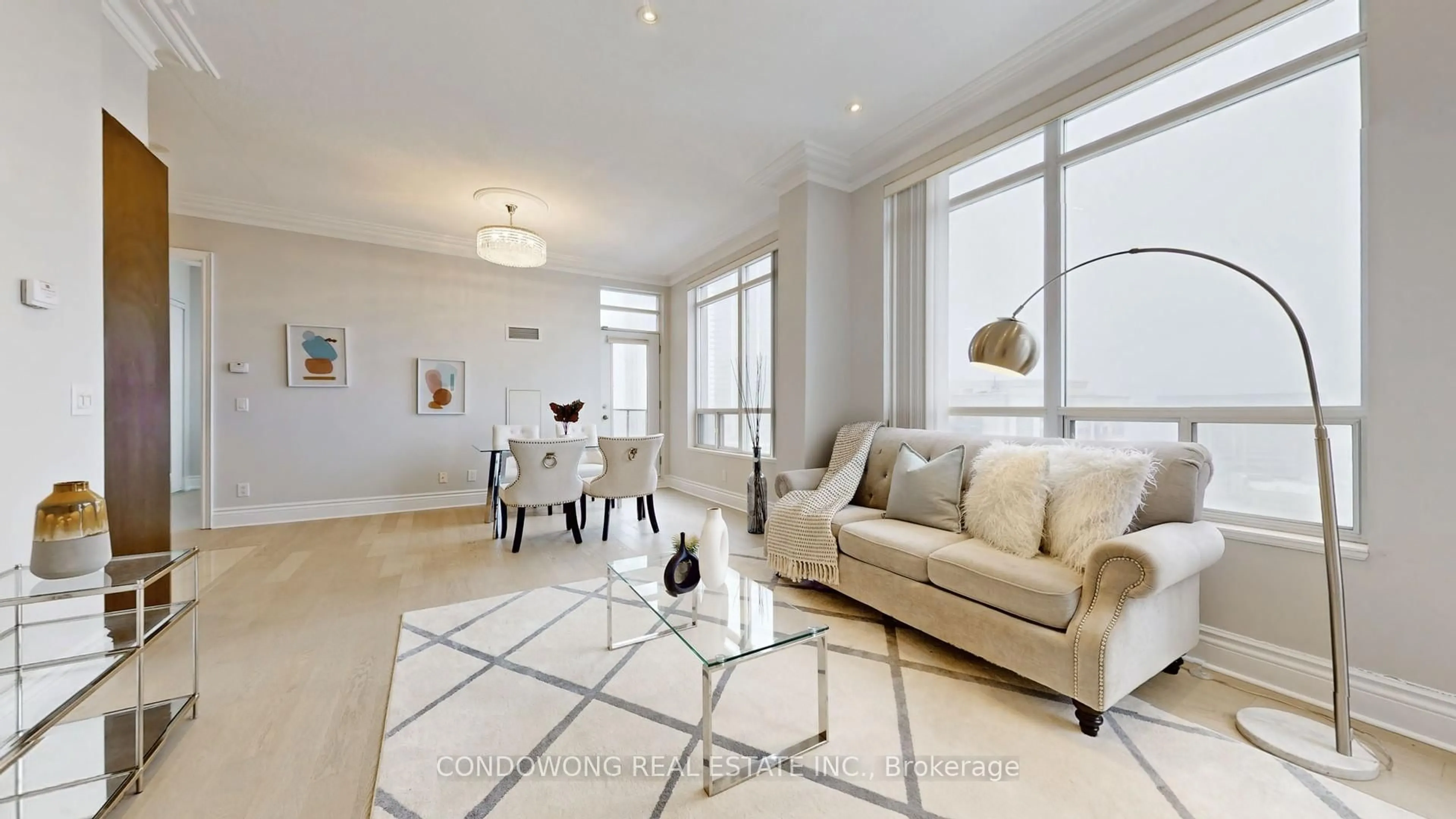 Living room with furniture, unknown for 37 Galleria Pkwy #UPH12, Markham Ontario L3T 0A5