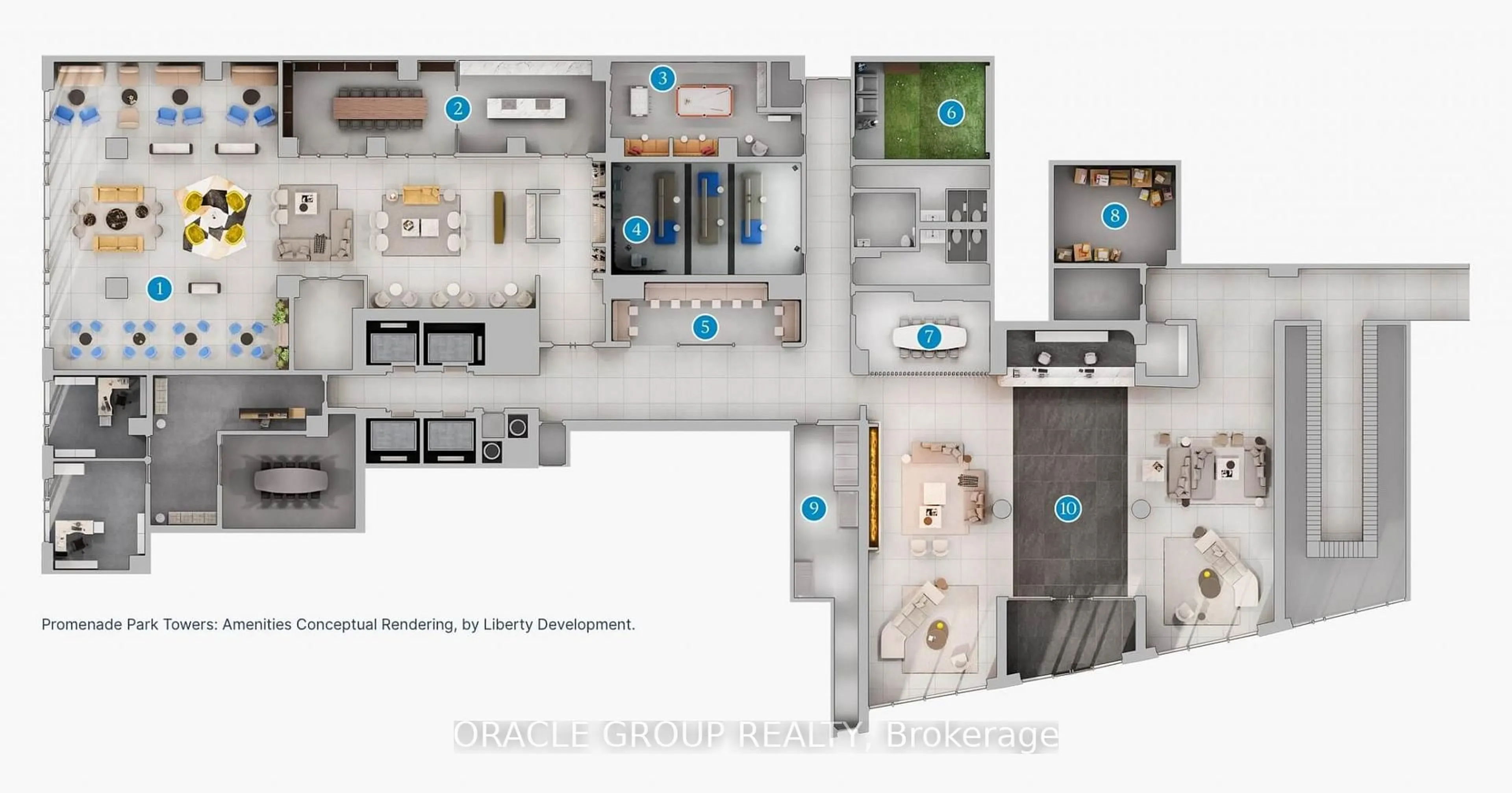 Floor plan for 30 Upper Mall Way #A-201, Vaughan Ontario L4J 0L7