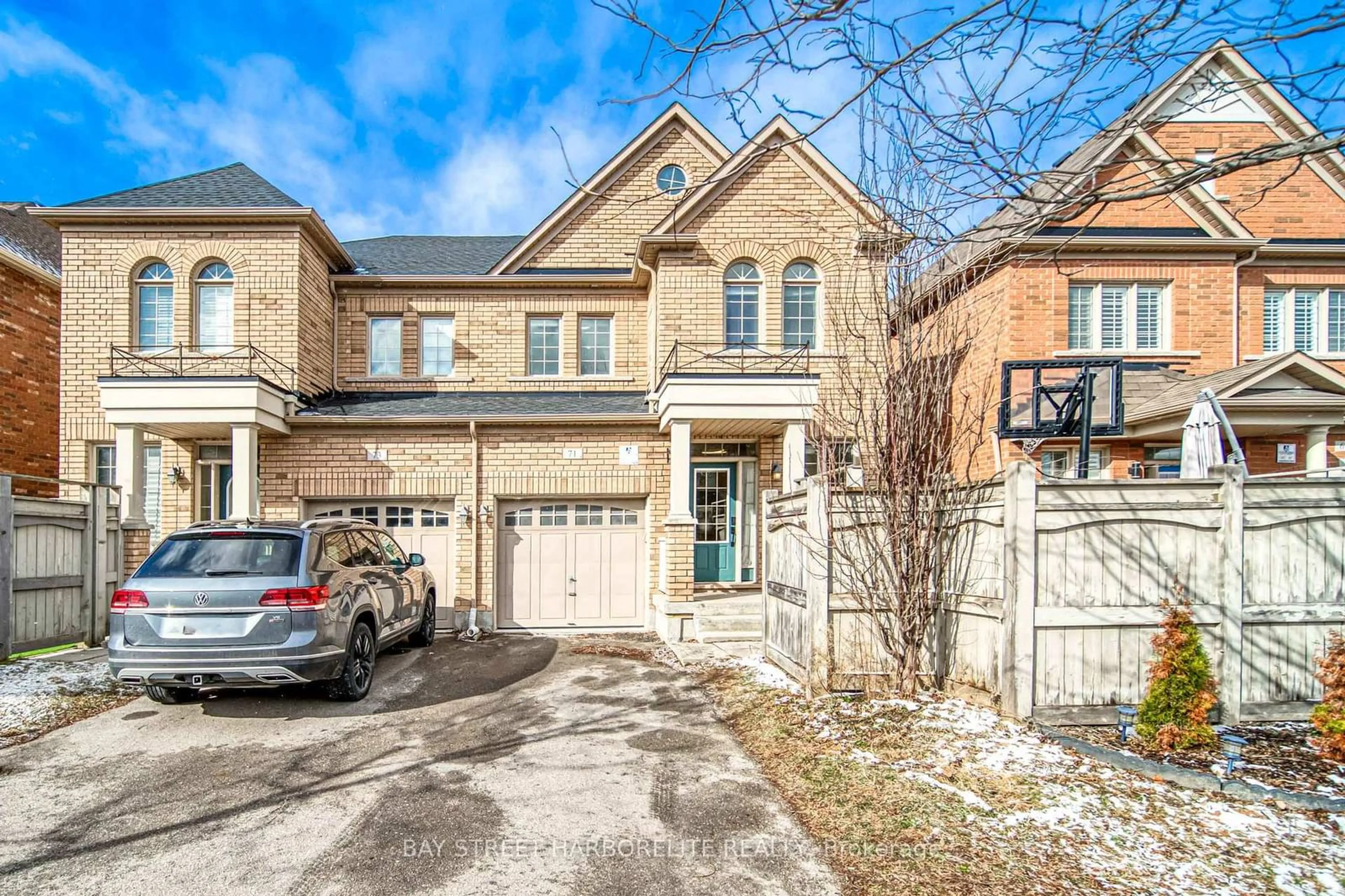 Home with brick exterior material, street for 71 Mary Ellen Baker Cres, Vaughan Ontario L4J 0G4