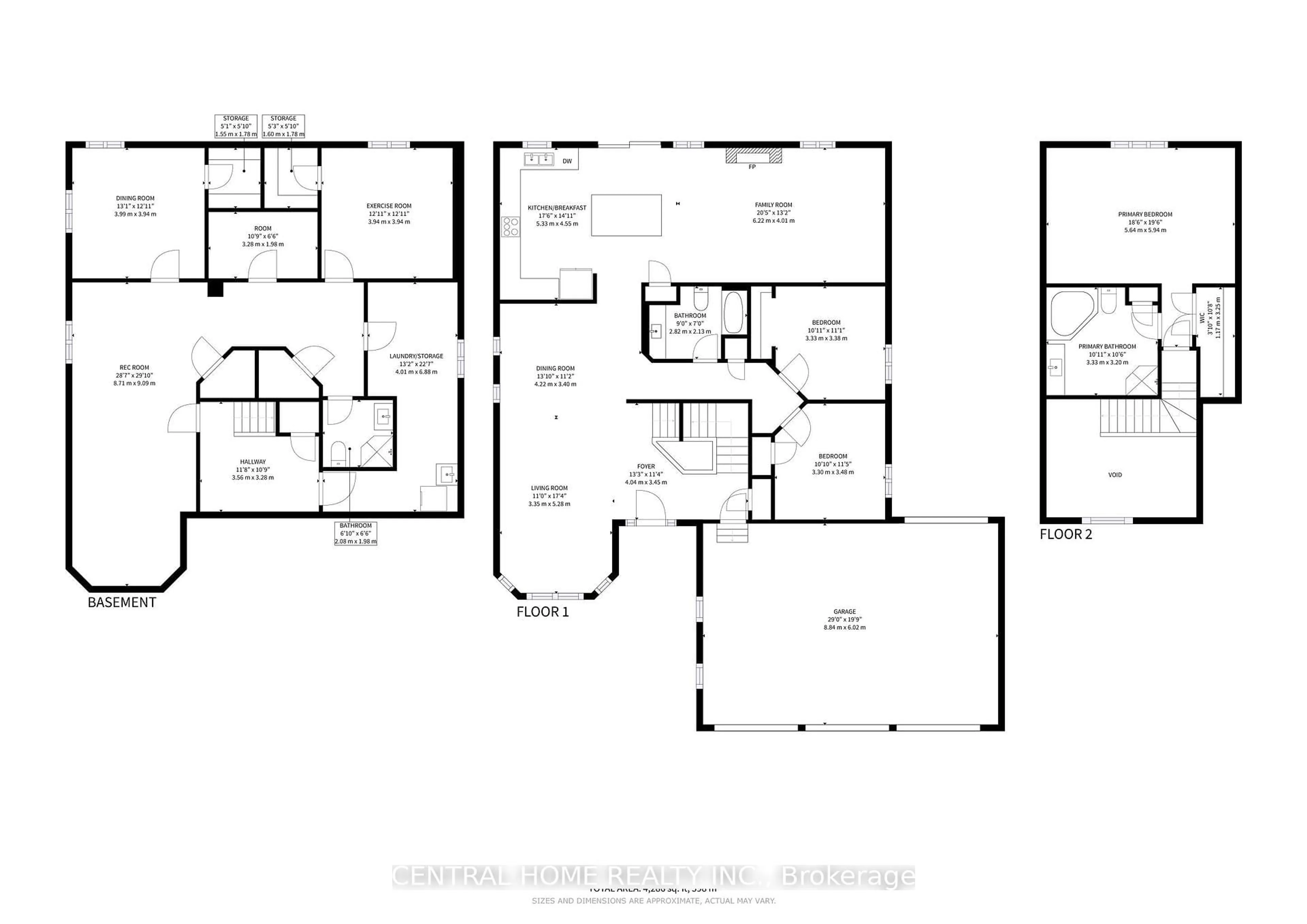 Floor plan for 49 Ferncroft Dr, Georgina Ontario L4P 4B8