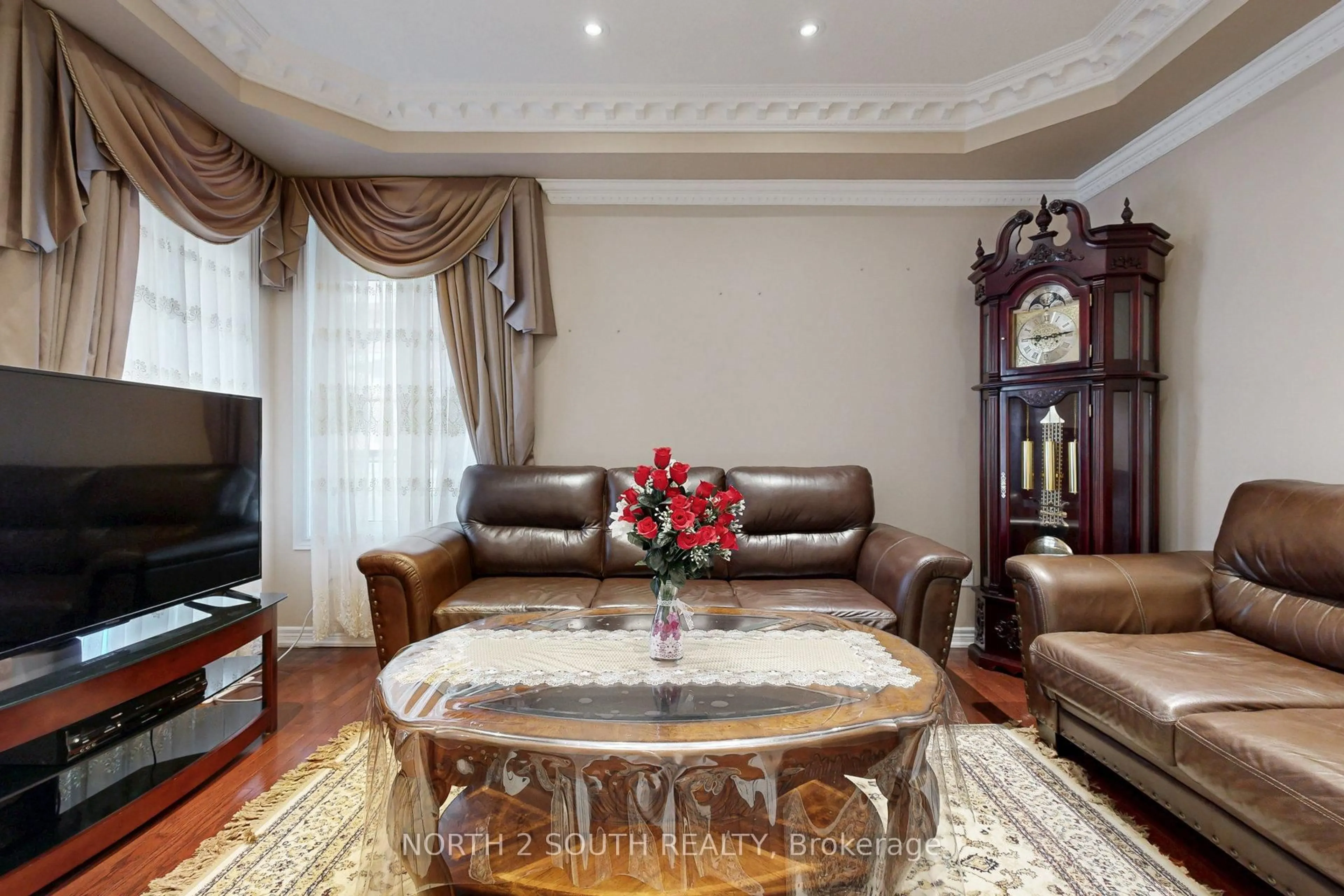 Living room with furniture, unknown for 77 Mahogany Forest Dr, Vaughan Ontario L6A 0T1