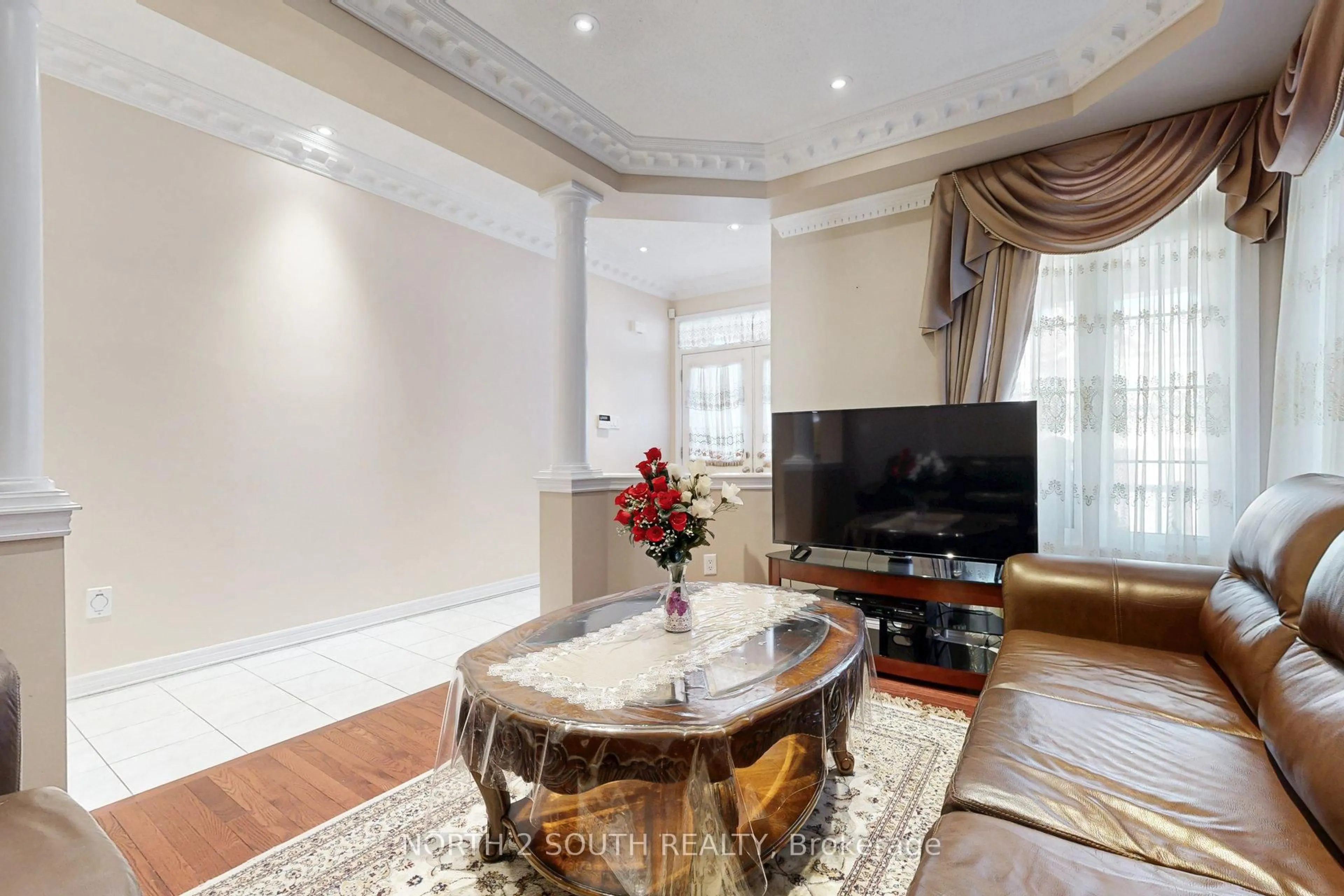 Living room with furniture, unknown for 77 Mahogany Forest Dr, Vaughan Ontario L6A 0T1