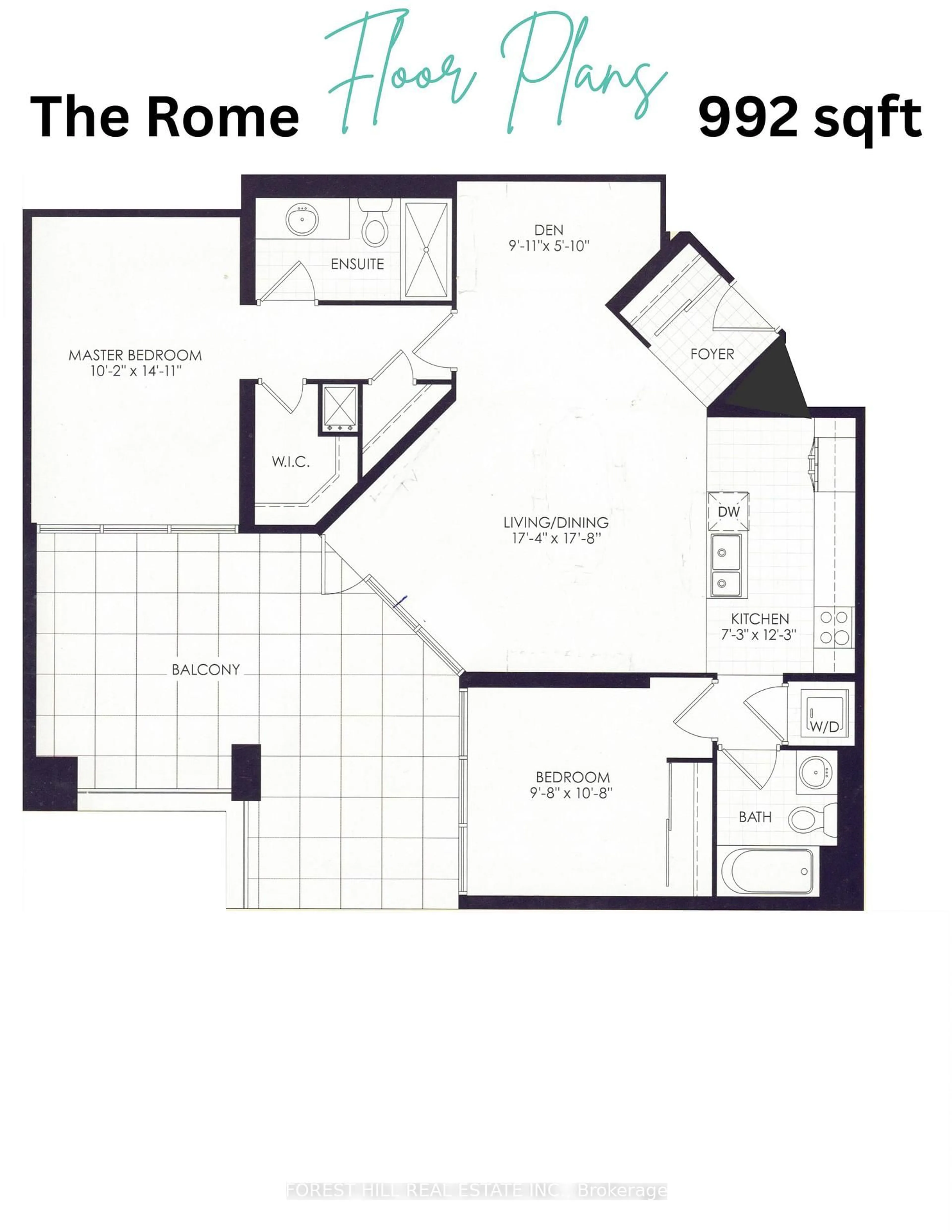 Floor plan for 2396 Major Mackenzie Dr #220, Vaughan Ontario L6A 4Y1