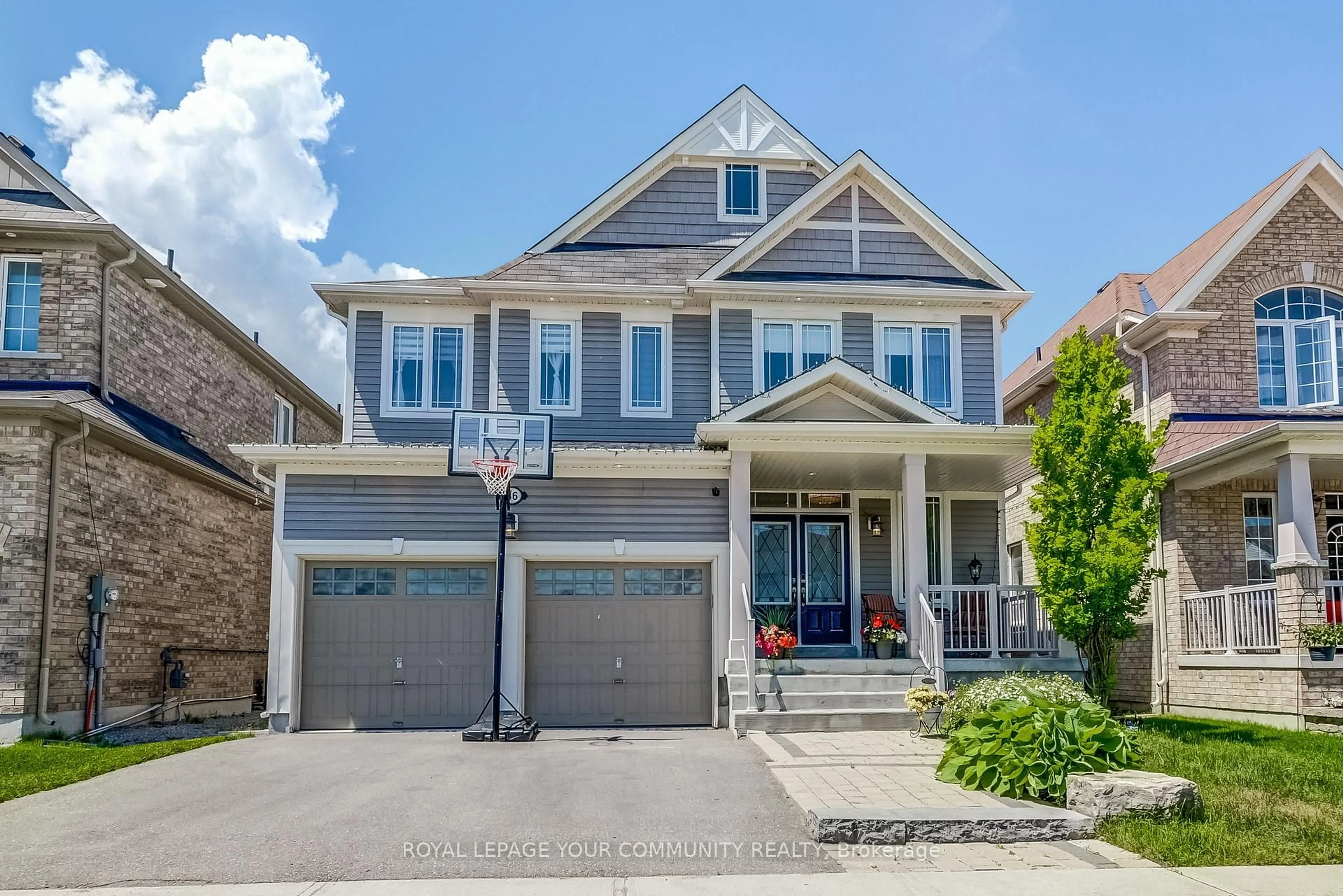 Home with brick exterior material, street for 46 John Link Ave, Georgina Ontario L0E 1R0