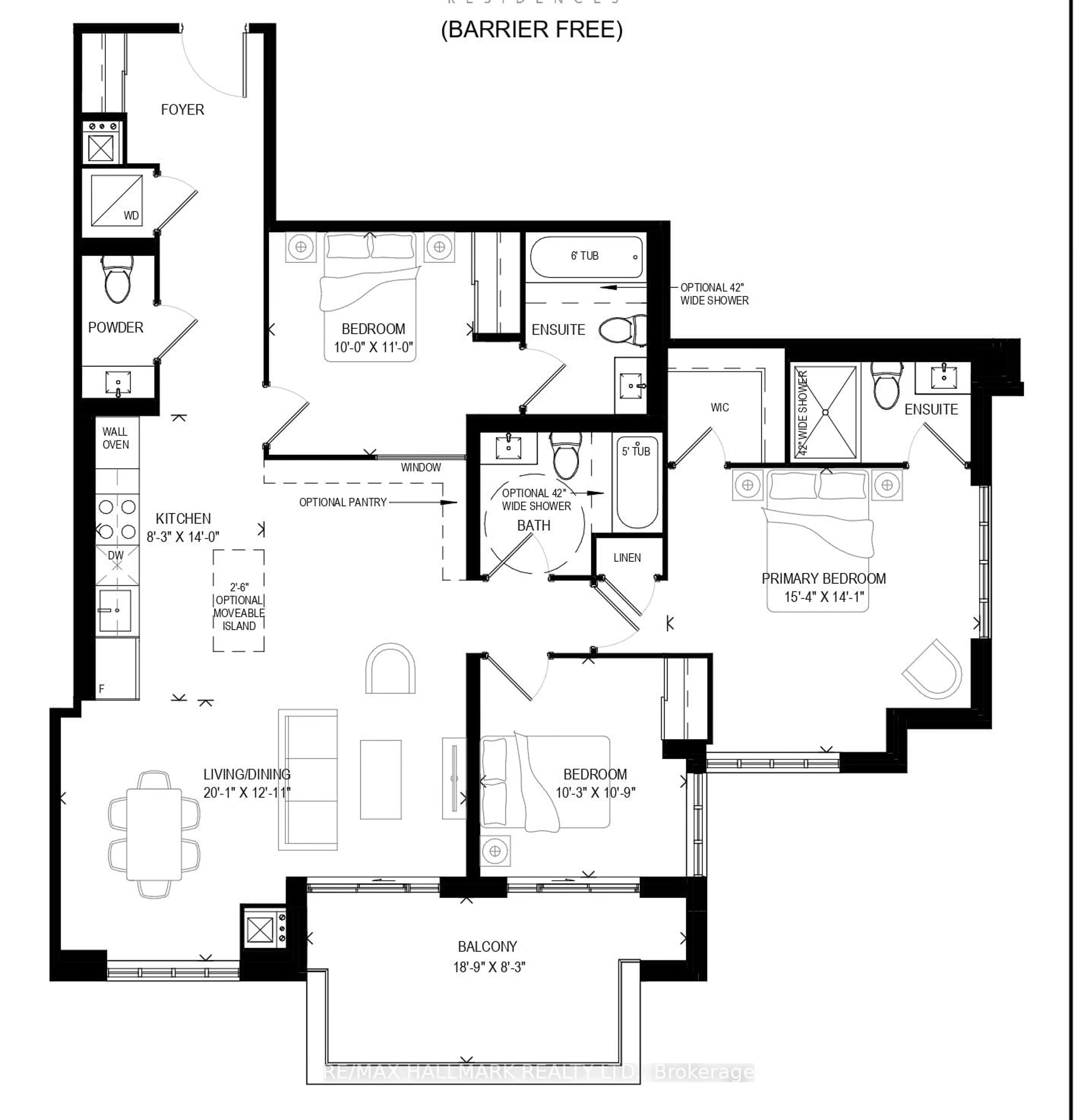 Floor plan for 12765 Keele St #226, King Ontario L7B 1H5