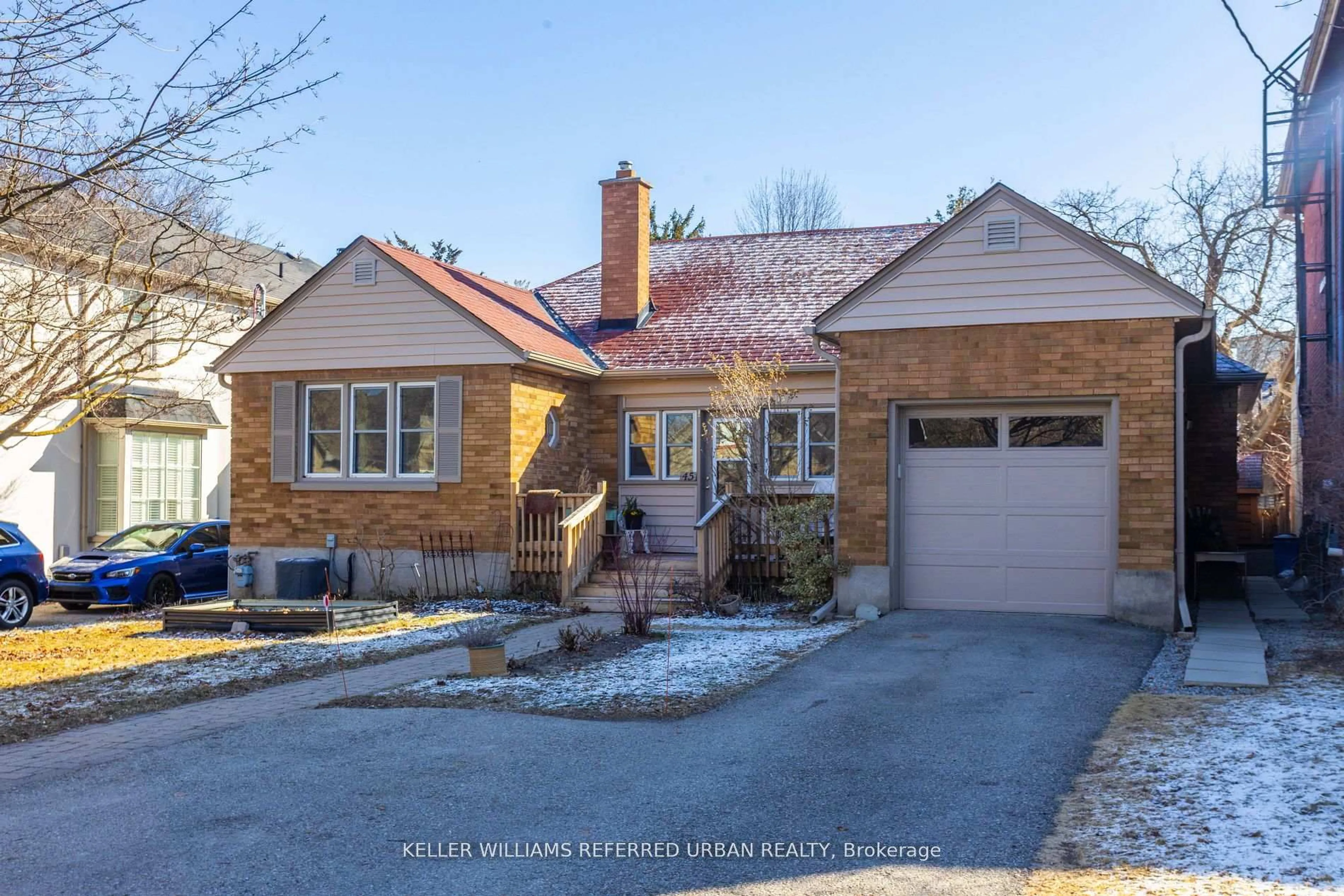 Home with brick exterior material, street for 45 Spruce St, Aurora Ontario L4G 1R9