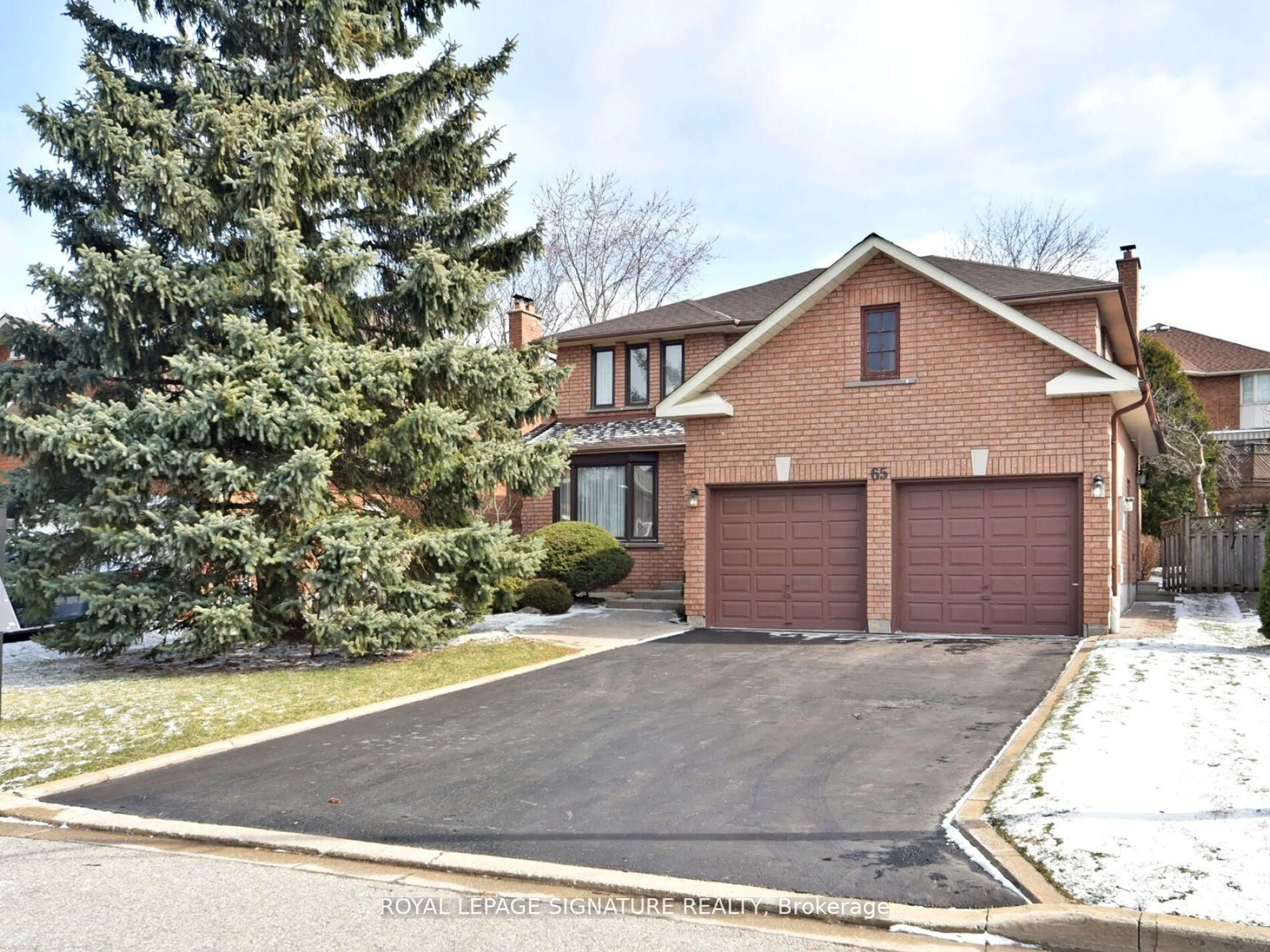 Home with brick exterior material, street for 65 Long Island Cres, Markham Ontario L3P 7M1