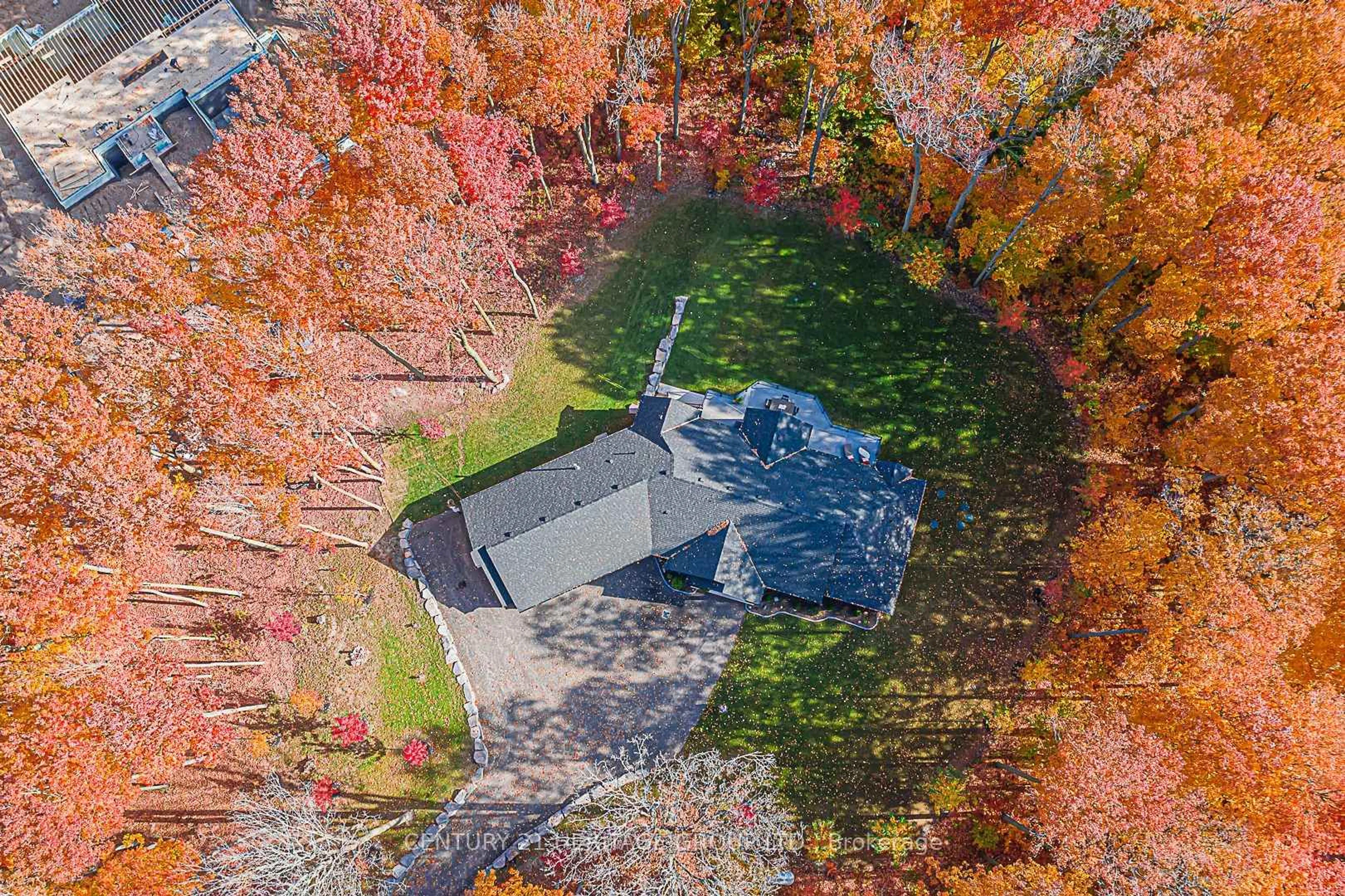 A pic from outside/outdoor area/front of a property/back of a property/a pic from drone, street for 17657 Highway 48 N/A, East Gwillimbury Ontario L0G 1E0