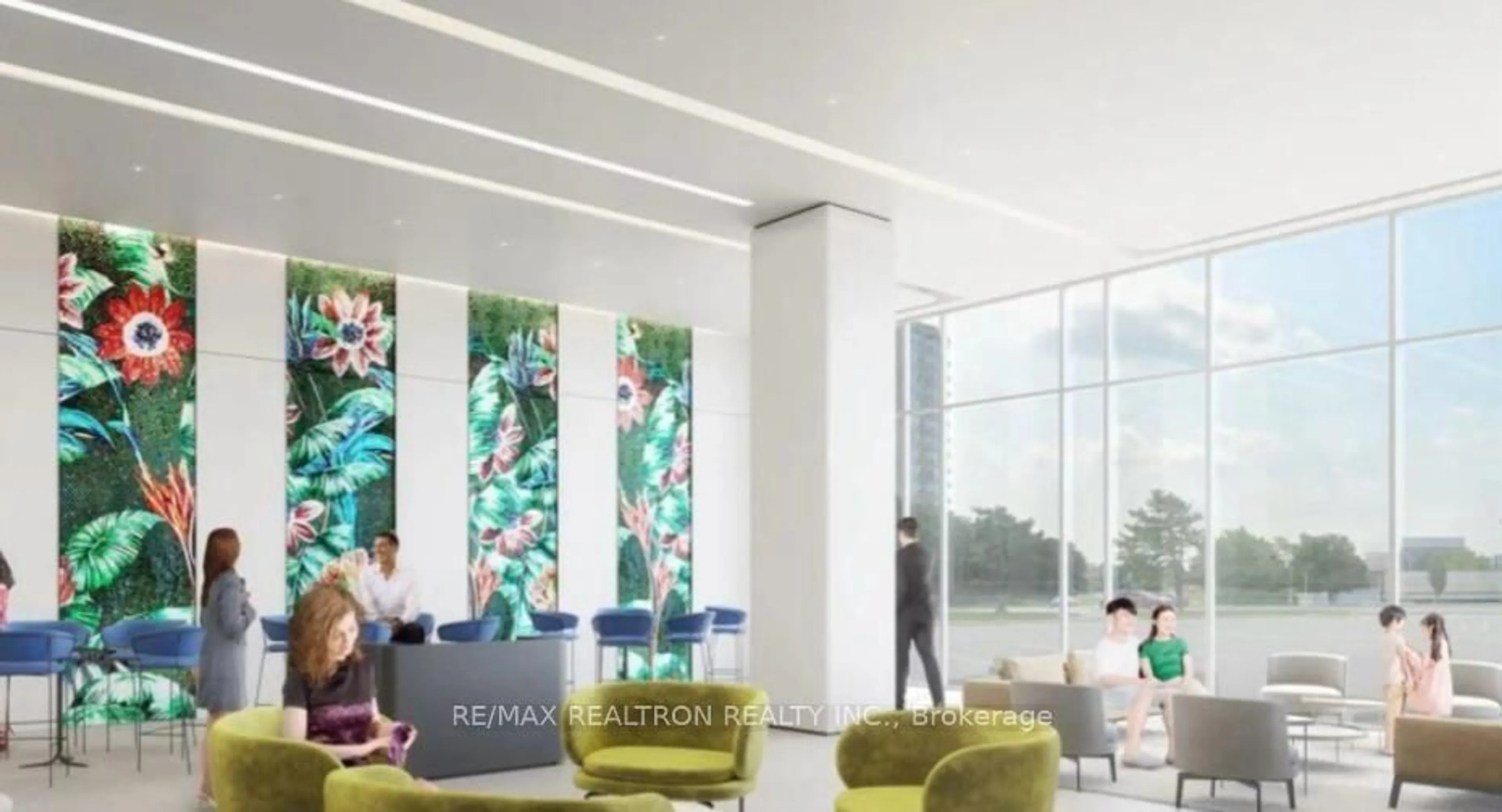 Lobby for 30 Upper Mall Way #404A, Vaughan Ontario L4J 4P8
