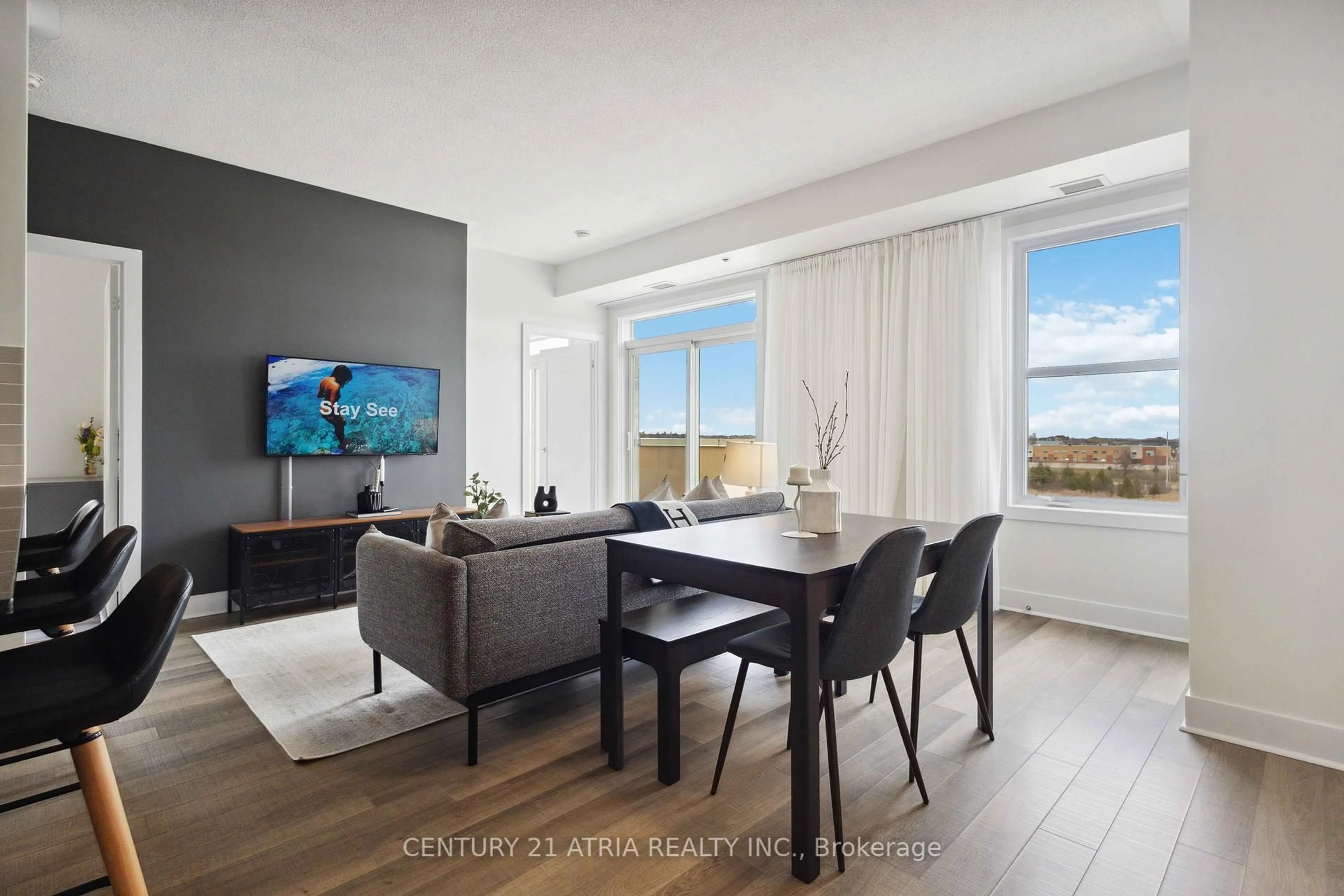 Living room with furniture, unknown for 28 Prince Regent St #Ph06, Markham Ontario L6C 0V5