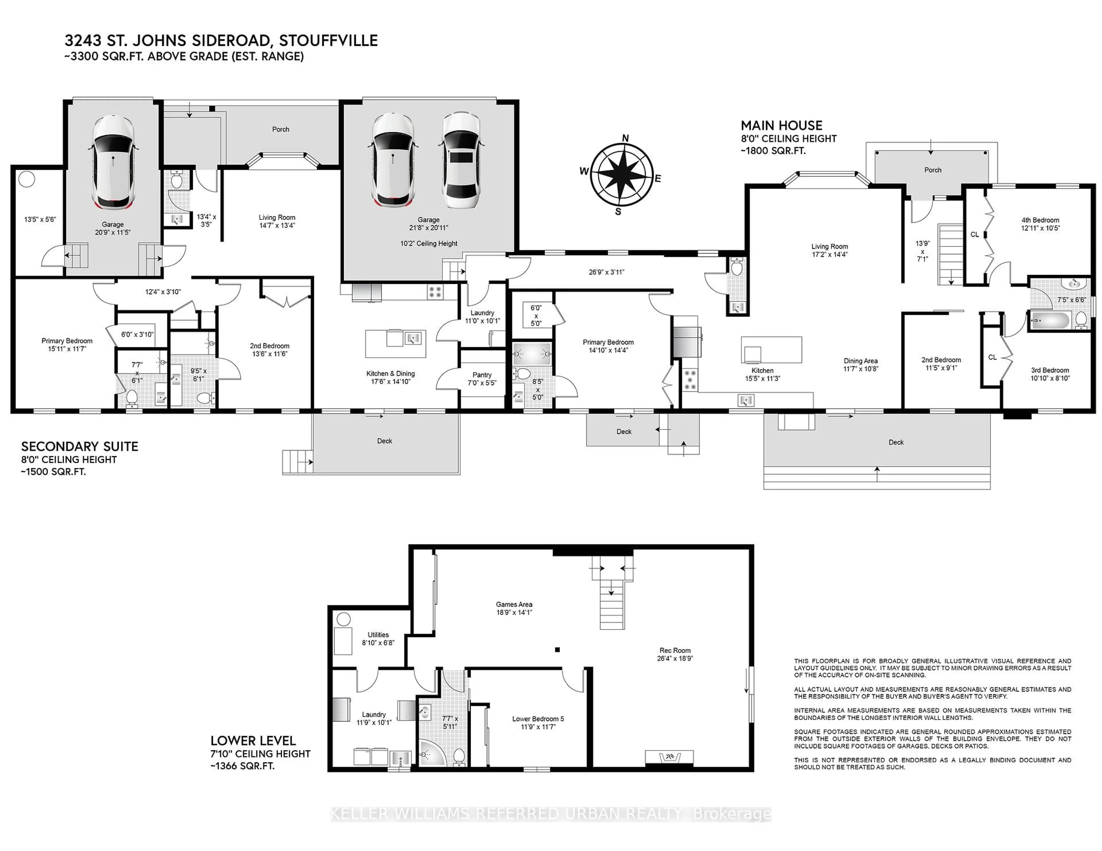 Floor plan for 3243 St. John's Sdrd, Whitchurch-Stouffville Ontario L4A 2T6
