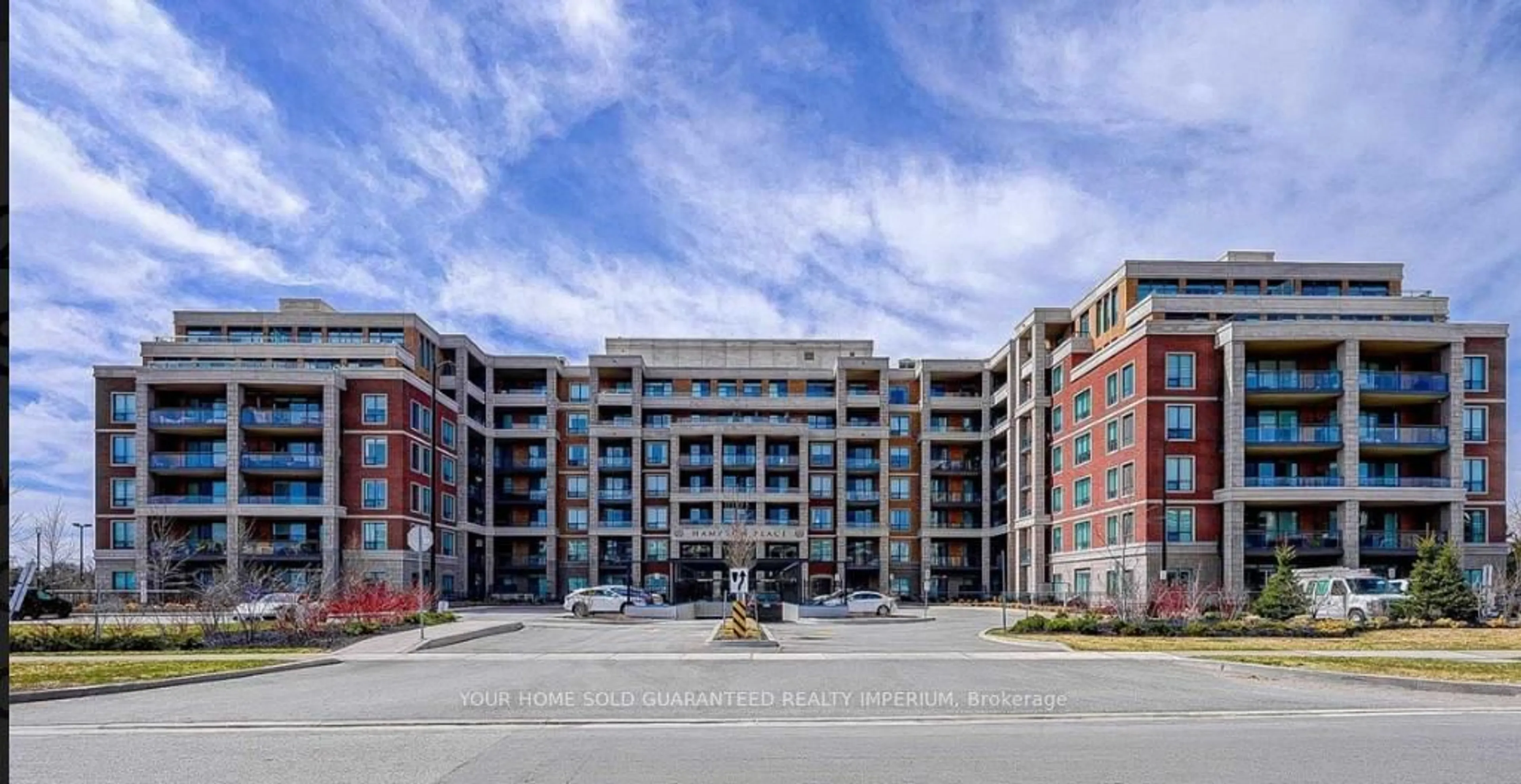 A pic from outside/outdoor area/front of a property/back of a property/a pic from drone, building for 25 Baker Hill Blvd #610, Whitchurch-Stouffville Ontario L4A 4R5