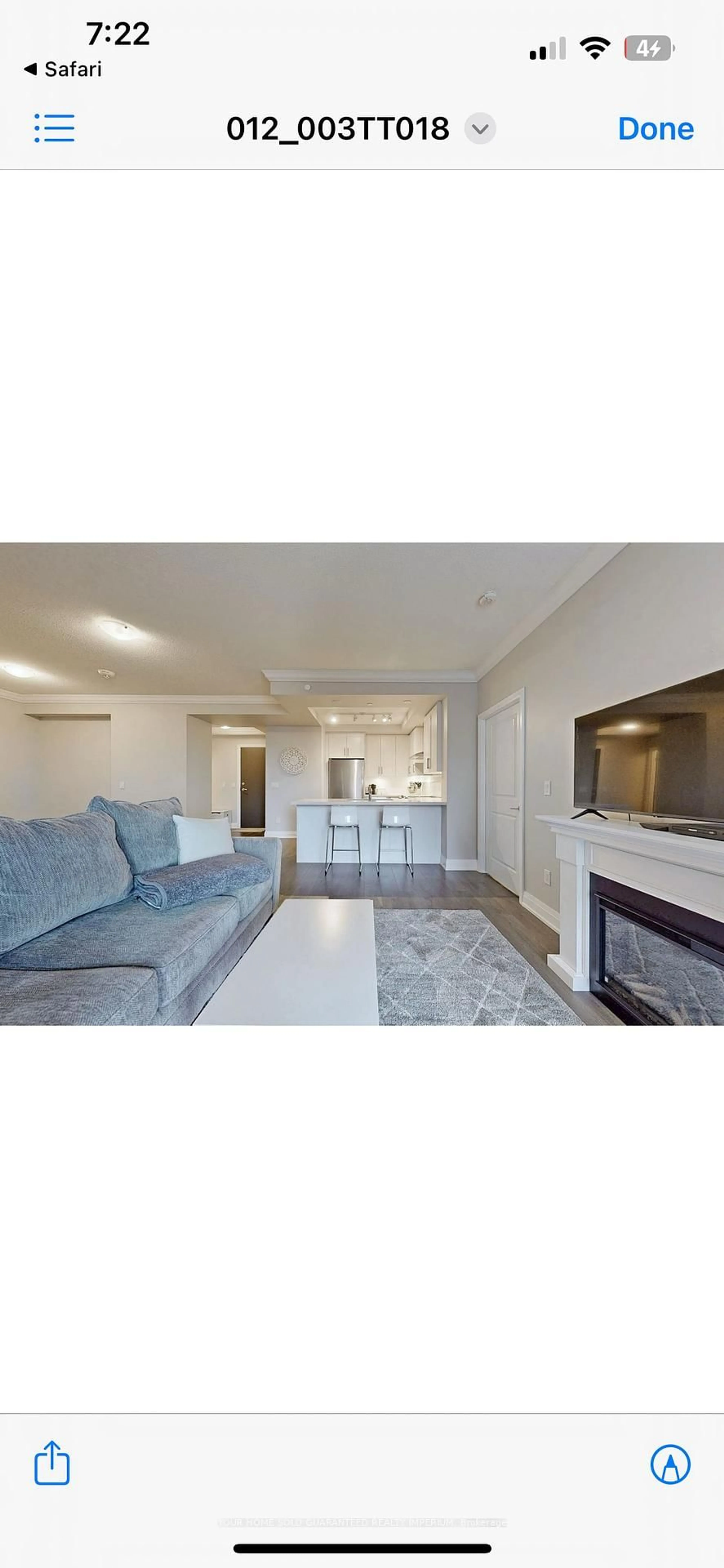 Living room with furniture, unknown for 25 Baker Hill Blvd #610, Whitchurch-Stouffville Ontario L4A 4R5