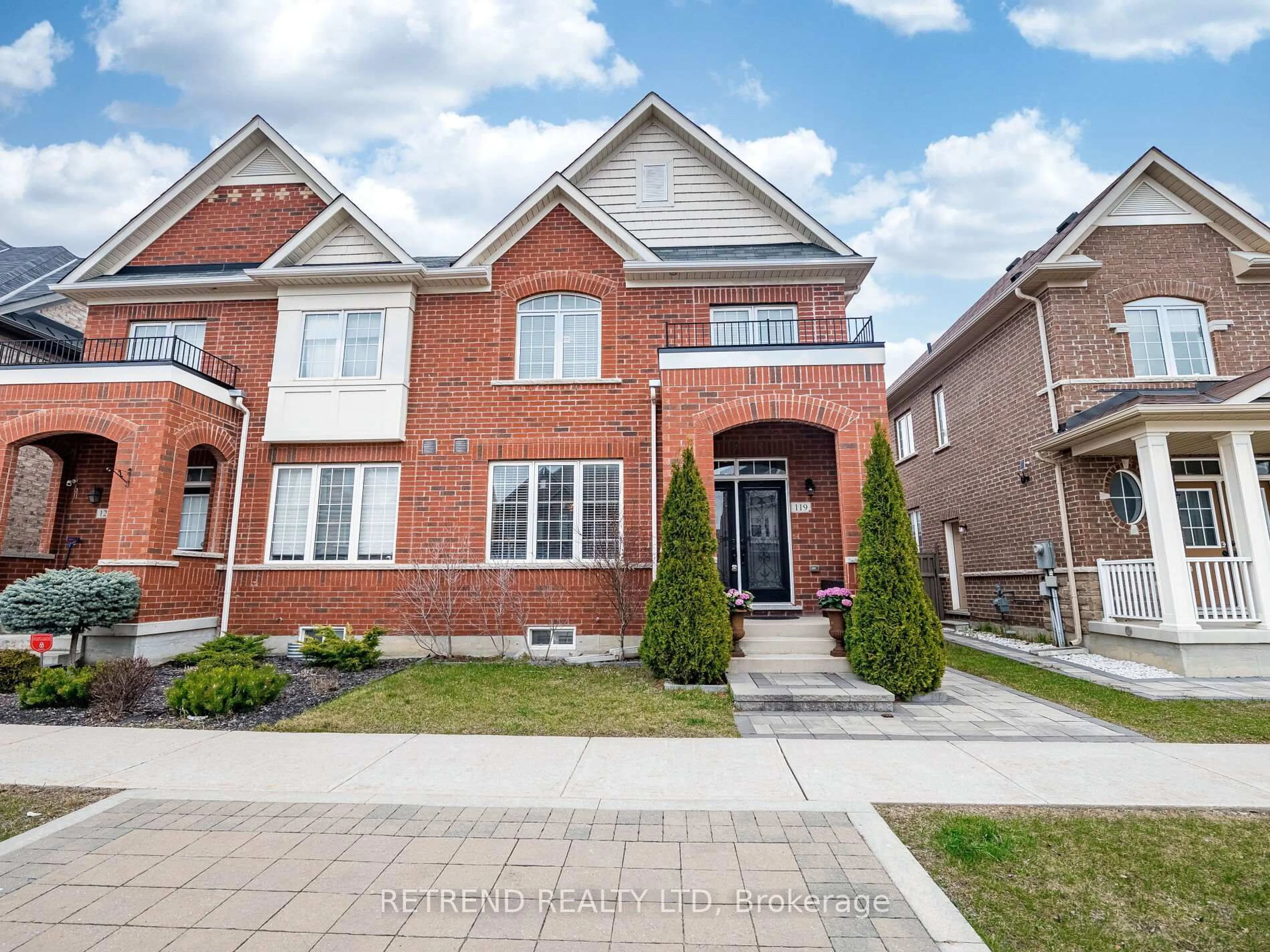 Home with brick exterior material, street for 119 Barons St, Vaughan Ontario L4H 3Y7