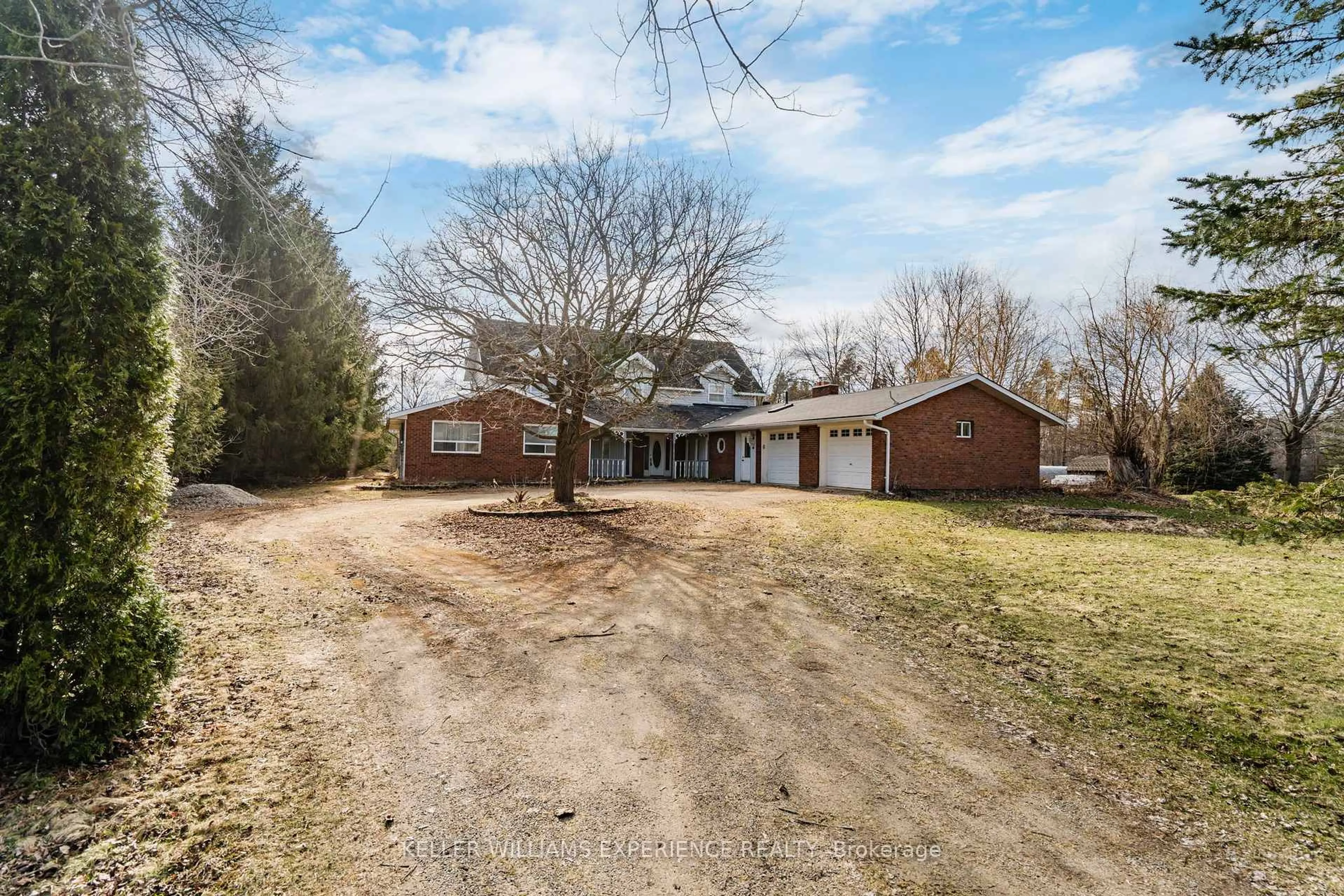 A pic from outside/outdoor area/front of a property/back of a property/a pic from drone, street for 7078 County 56 Rd, Essa Ontario L0M 1T0