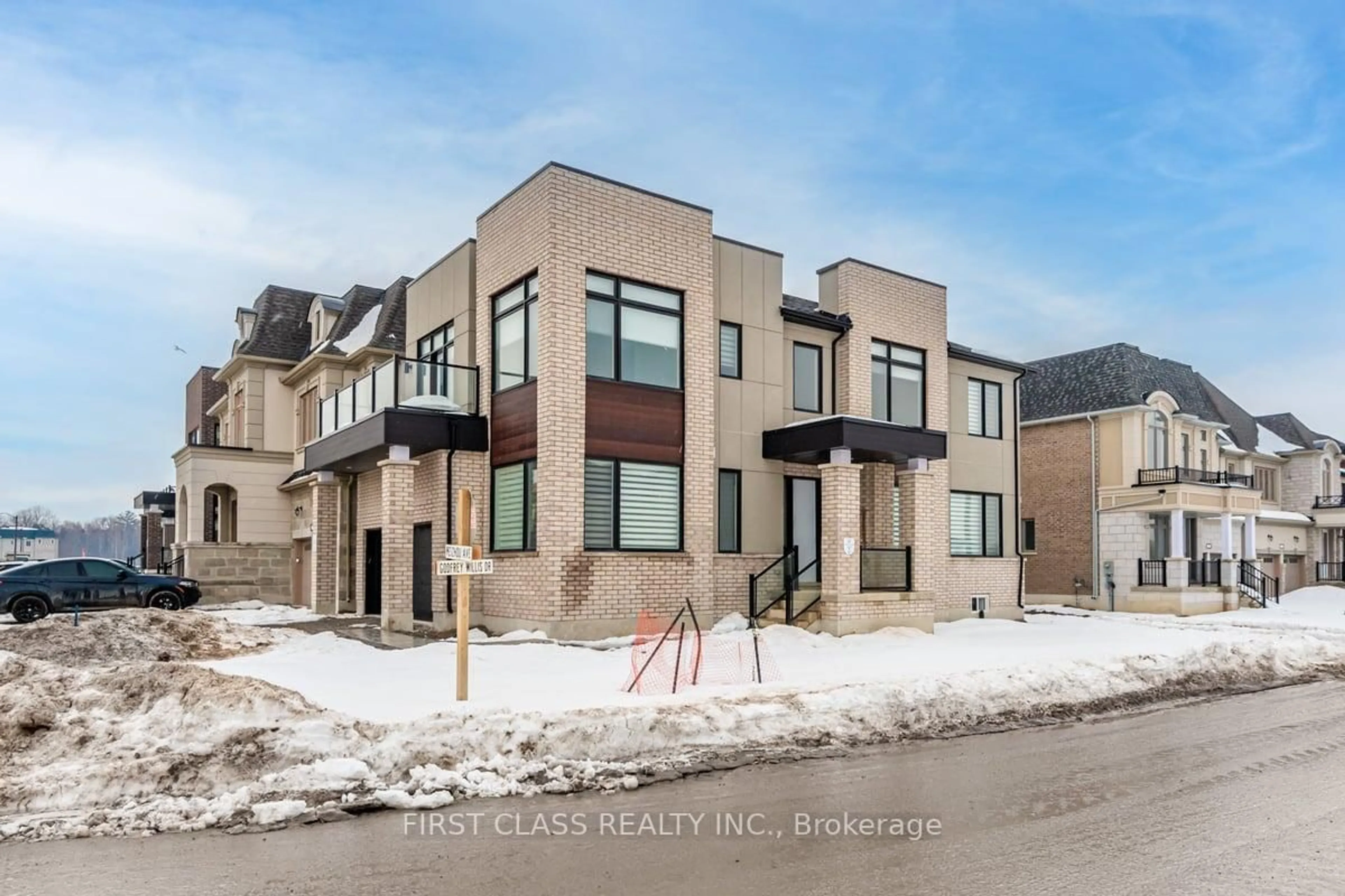 Home with brick exterior material, street for 11 Godfrey Willis Dr, Markham Ontario L6C 3N2