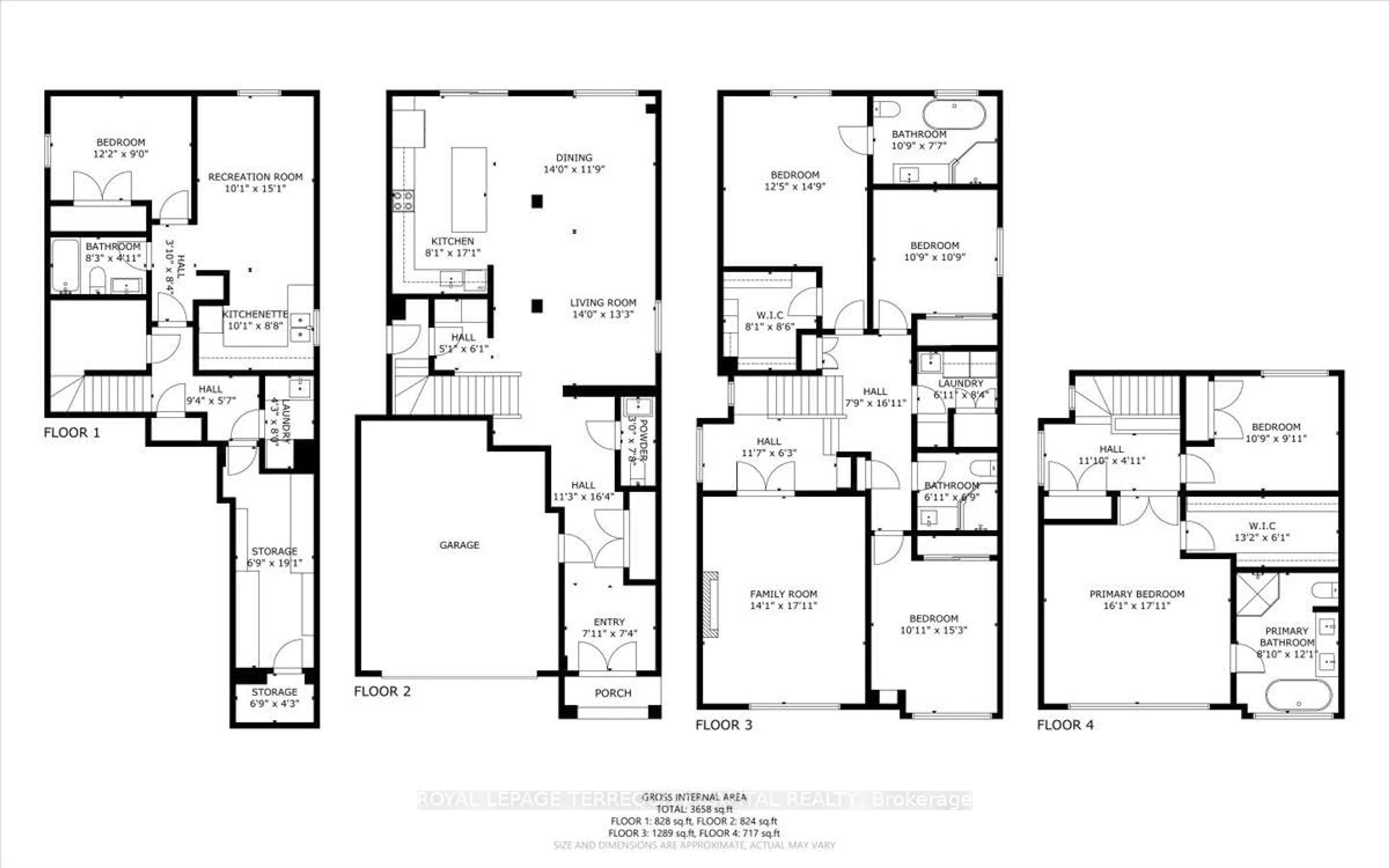 Floor plan for 140 Patna Cres, Vaughan Ontario L6A 1N5