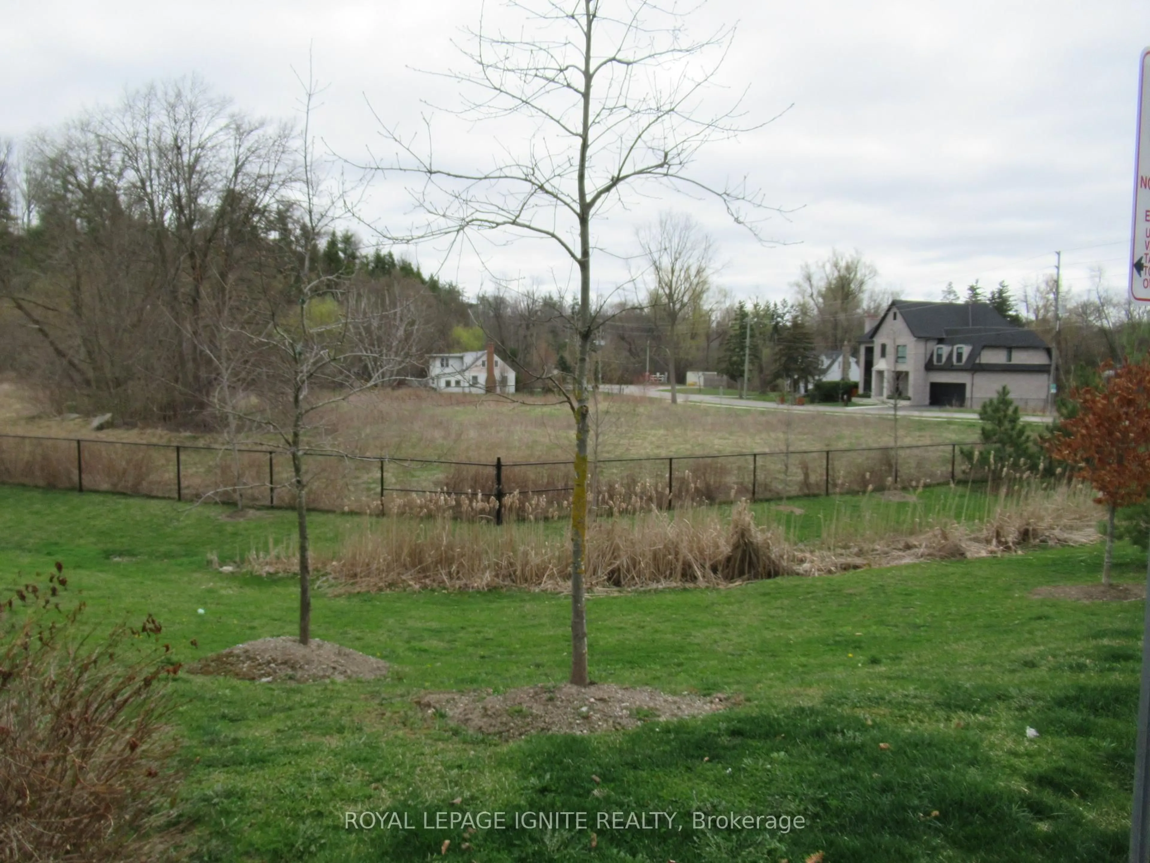A pic from outside/outdoor area/front of a property/back of a property/a pic from drone, forest/trees view for 196 Pine Grove Rd #13, Vaughan Ontario L4L 0H8