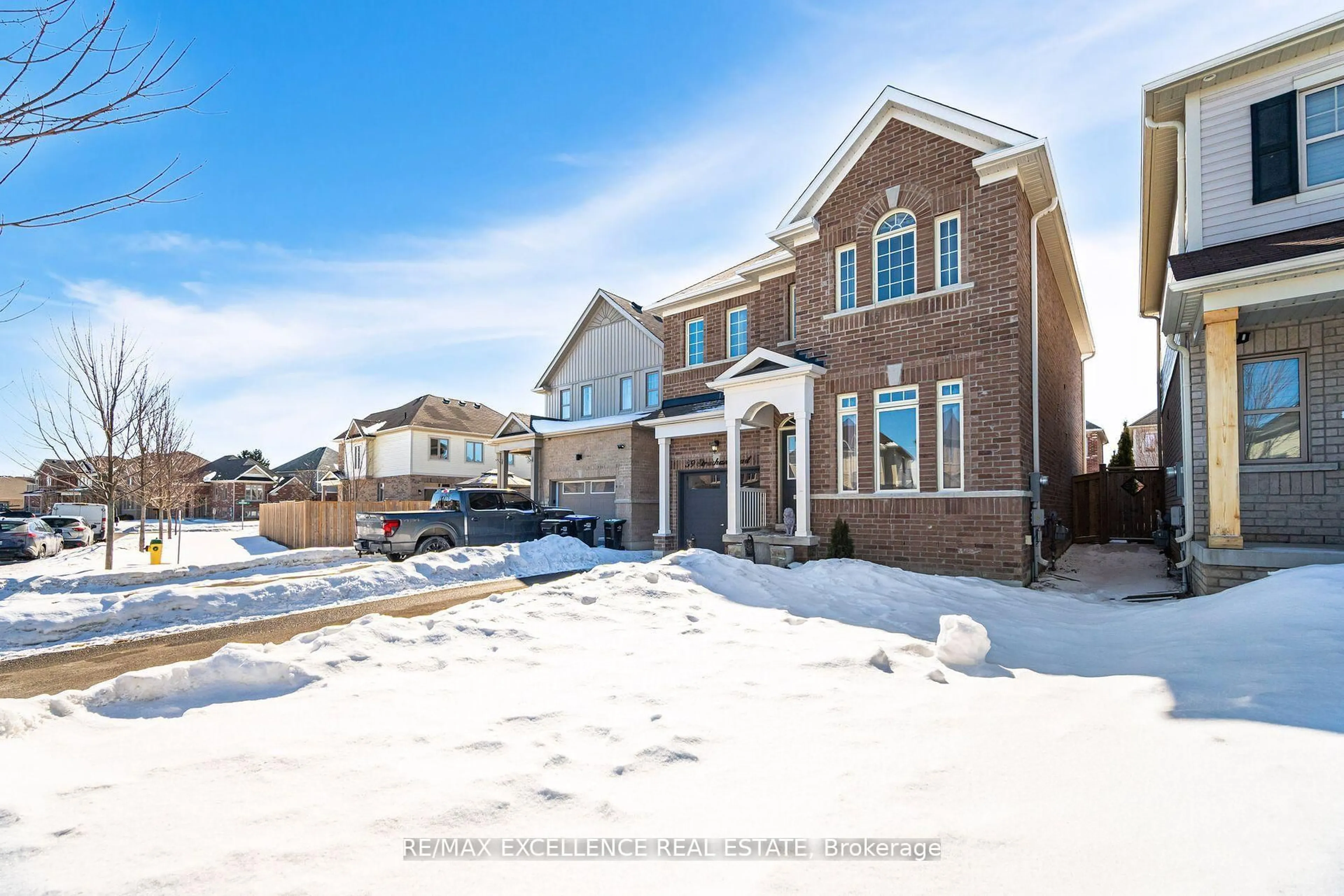 Home with brick exterior material, street for 59 Strachan Tr, New Tecumseth Ontario L0G 1A0