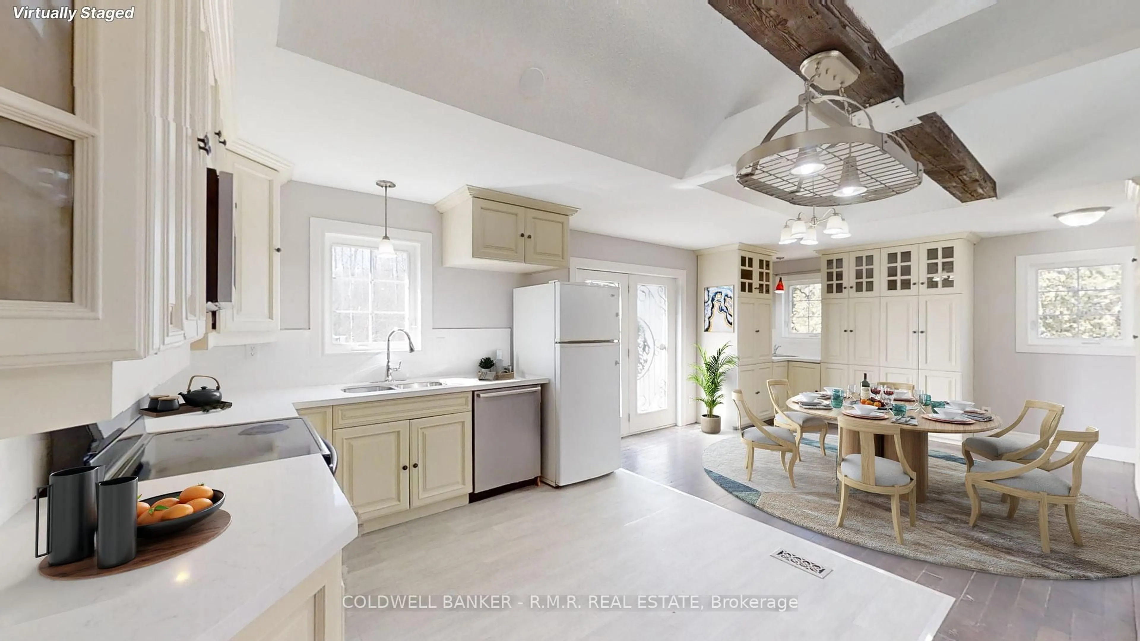 Open concept kitchen, ceramic/tile floor for 44 Nicholson Dr, Uxbridge Ontario L9P 1R2
