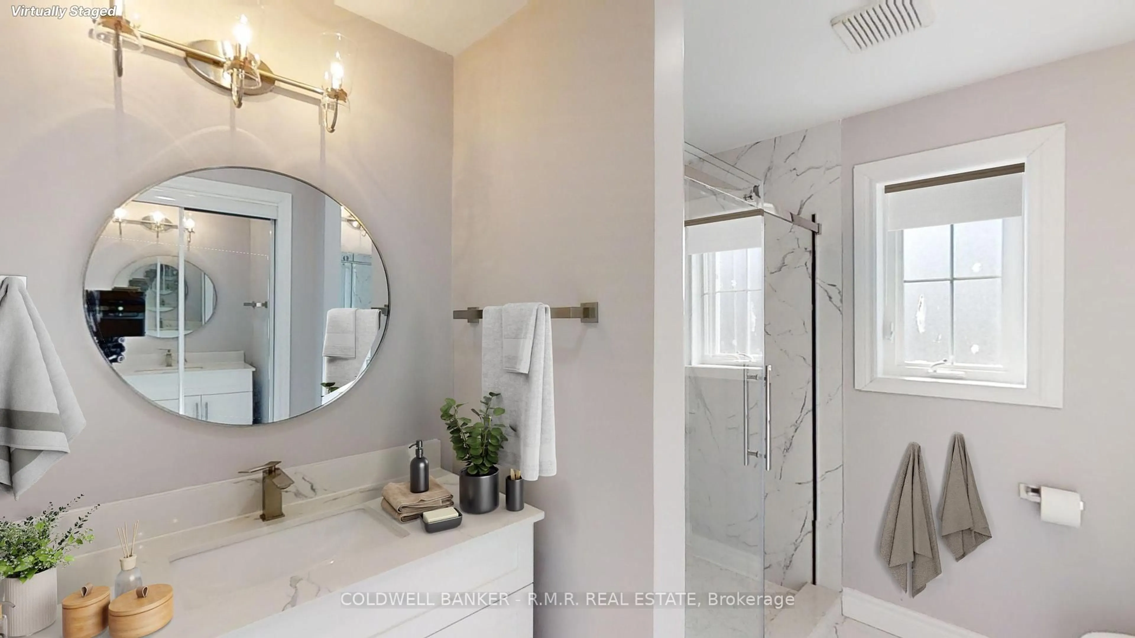 Contemporary bathroom, ceramic/tile floor for 44 Nicholson Dr, Uxbridge Ontario L9P 1R2
