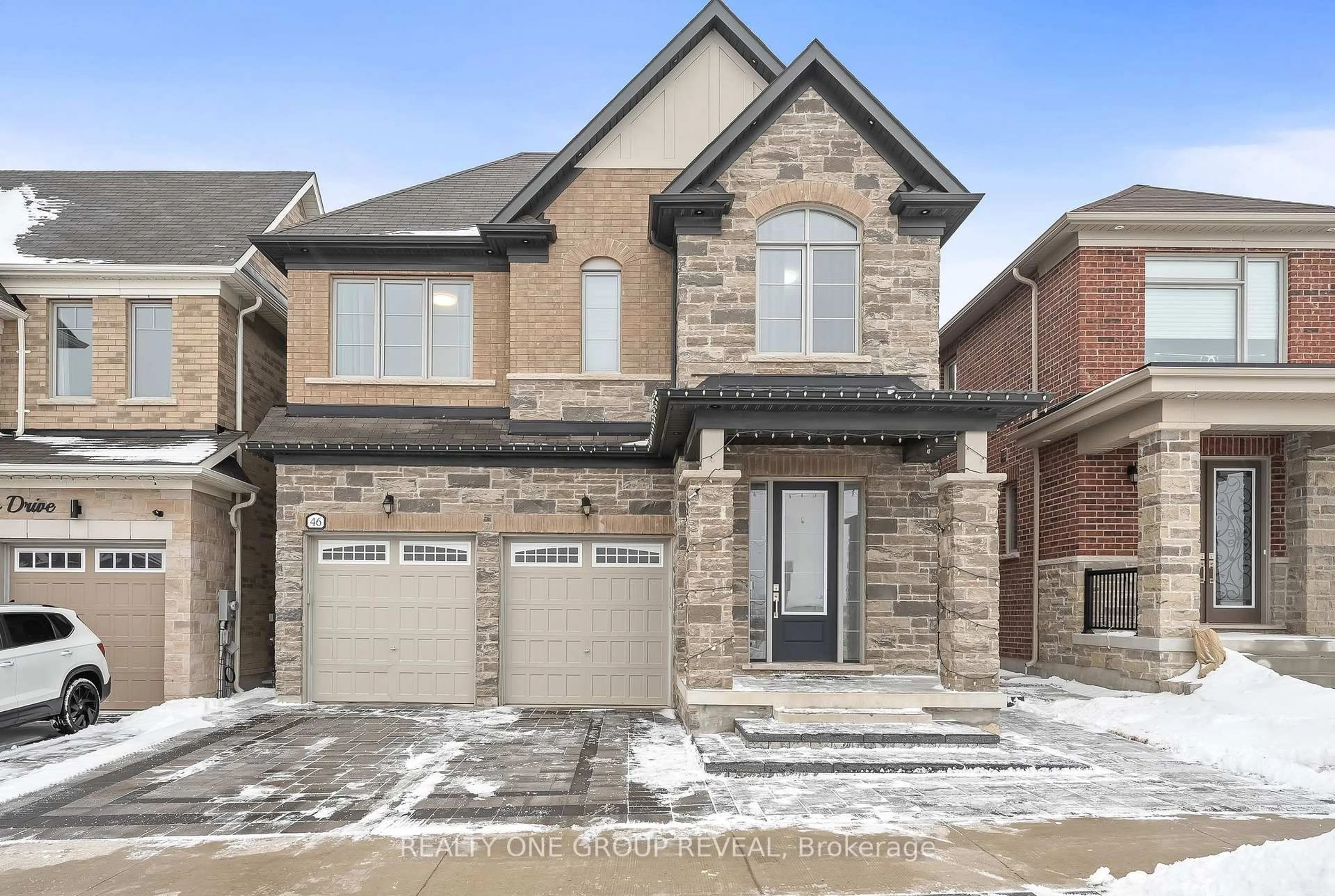 Home with brick exterior material, street for 46 Busato Dr, Whitchurch-Stouffville Ontario L4A 4V4