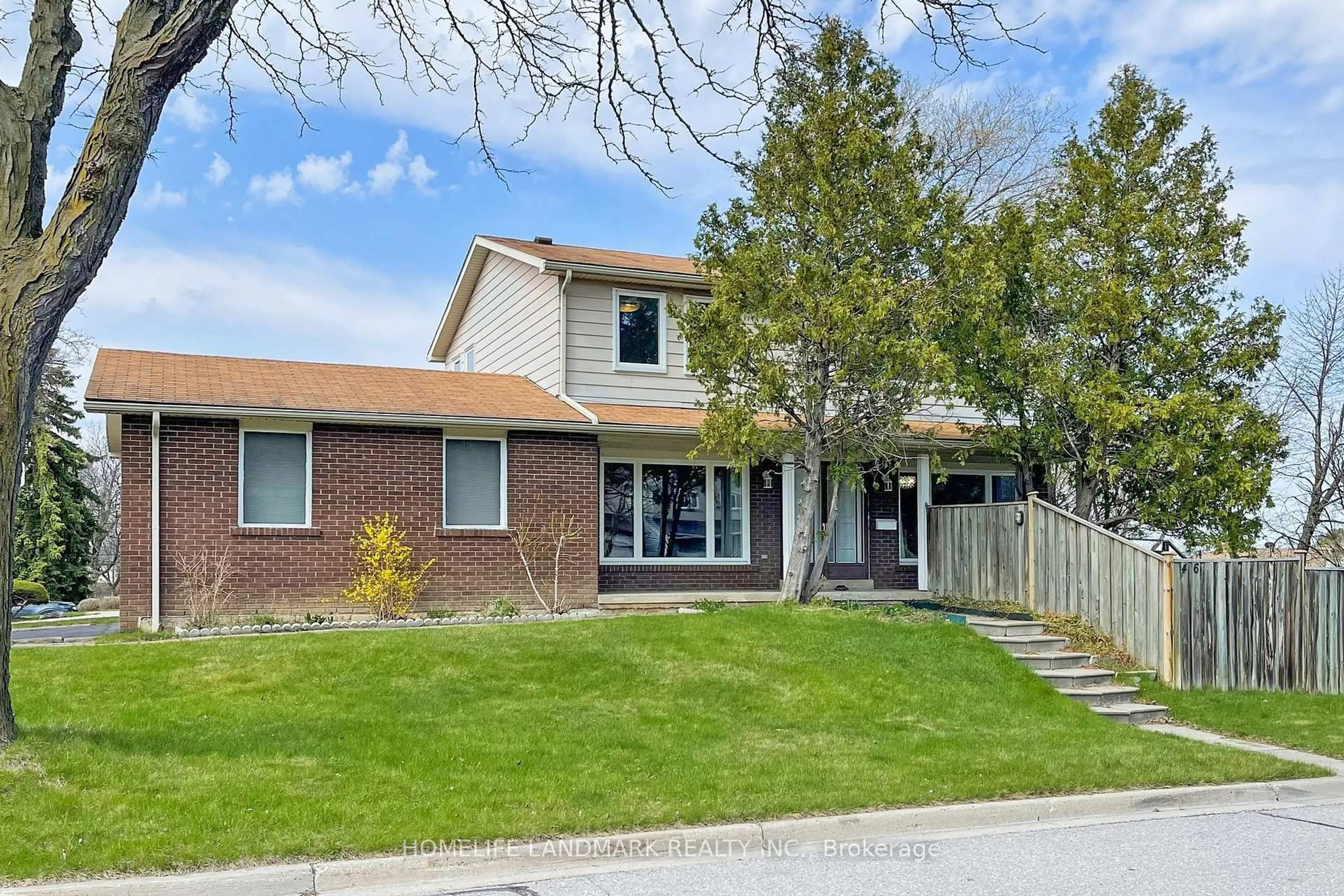 Home with brick exterior material, street for 46 Flowervale Rd, Markham Ontario L3T 4J4
